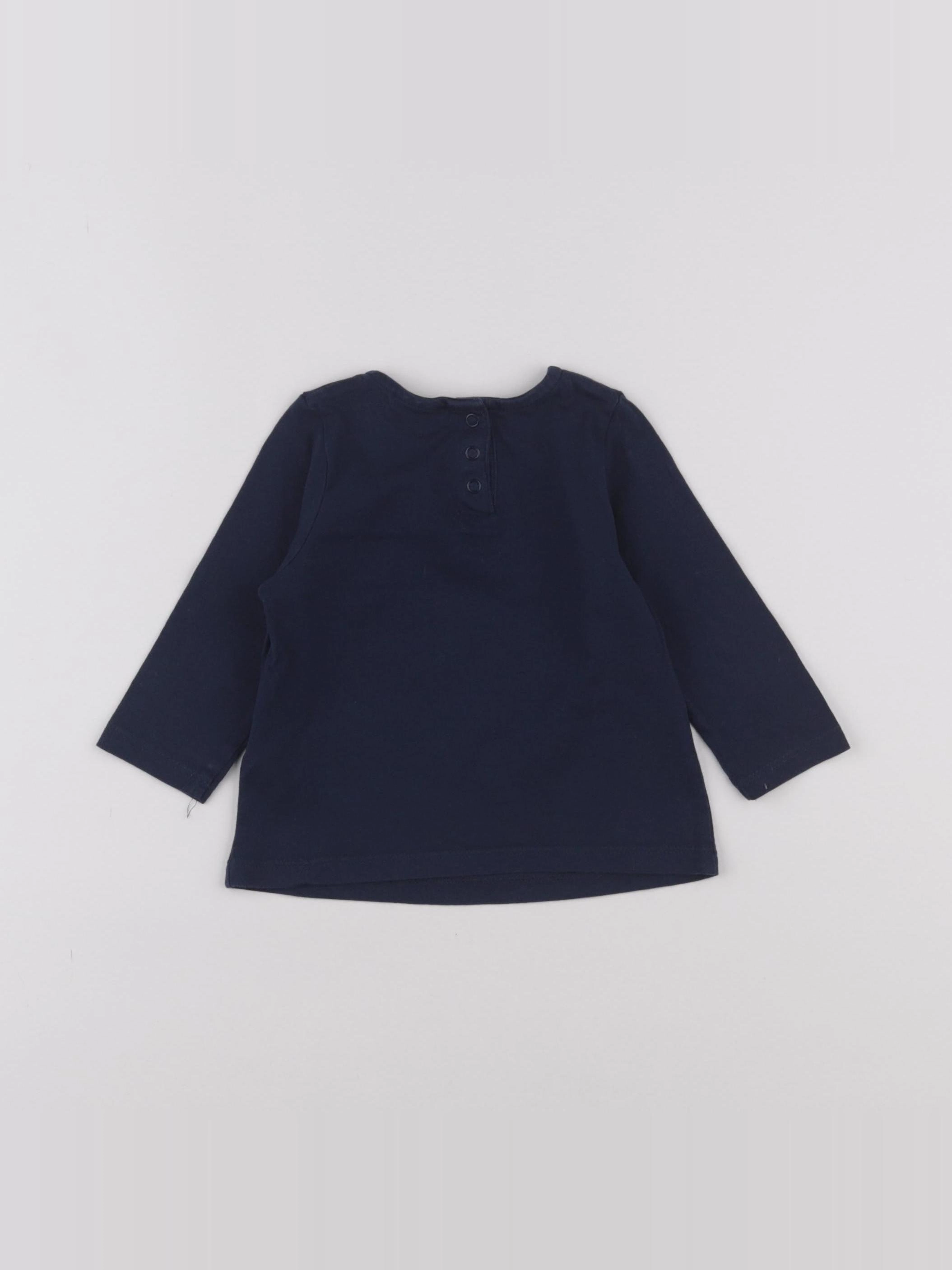 Tape à l'oeil - tee-shirt bleu - 6 mois