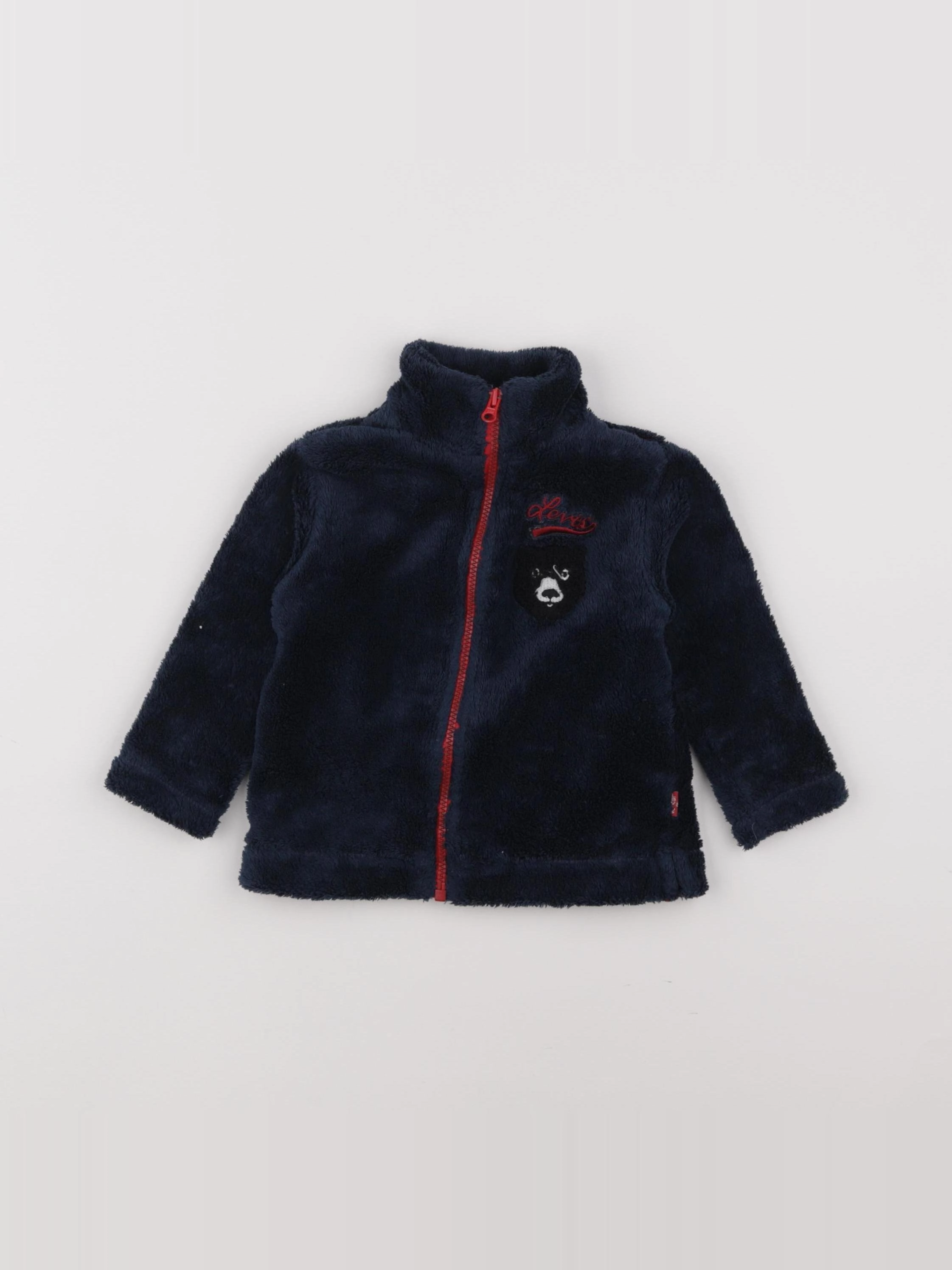 Levi's - polaire bleu - 12 mois