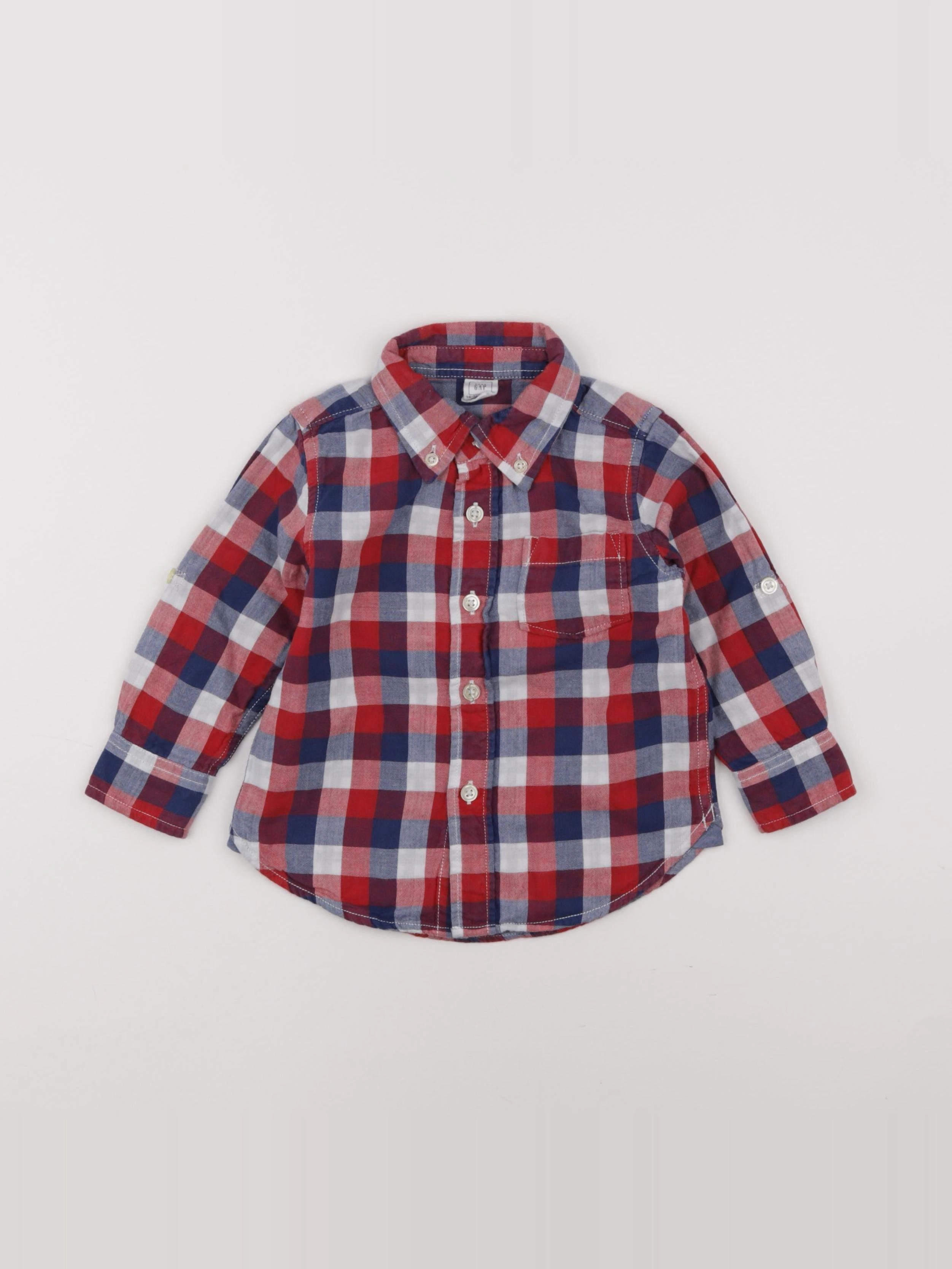 GAP - chemise multicolore - 18 mois à 2 ans