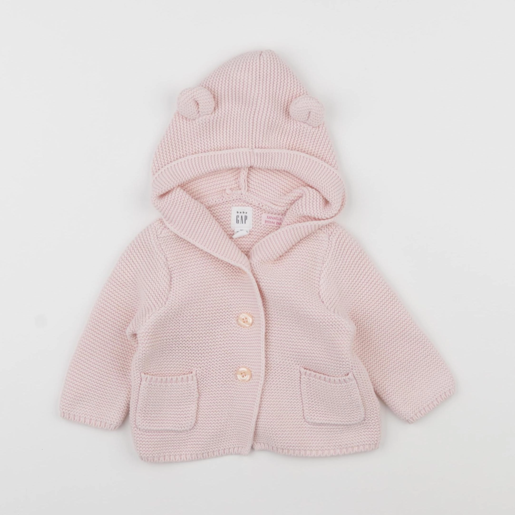 GAP - gilet rose - 3/6 mois