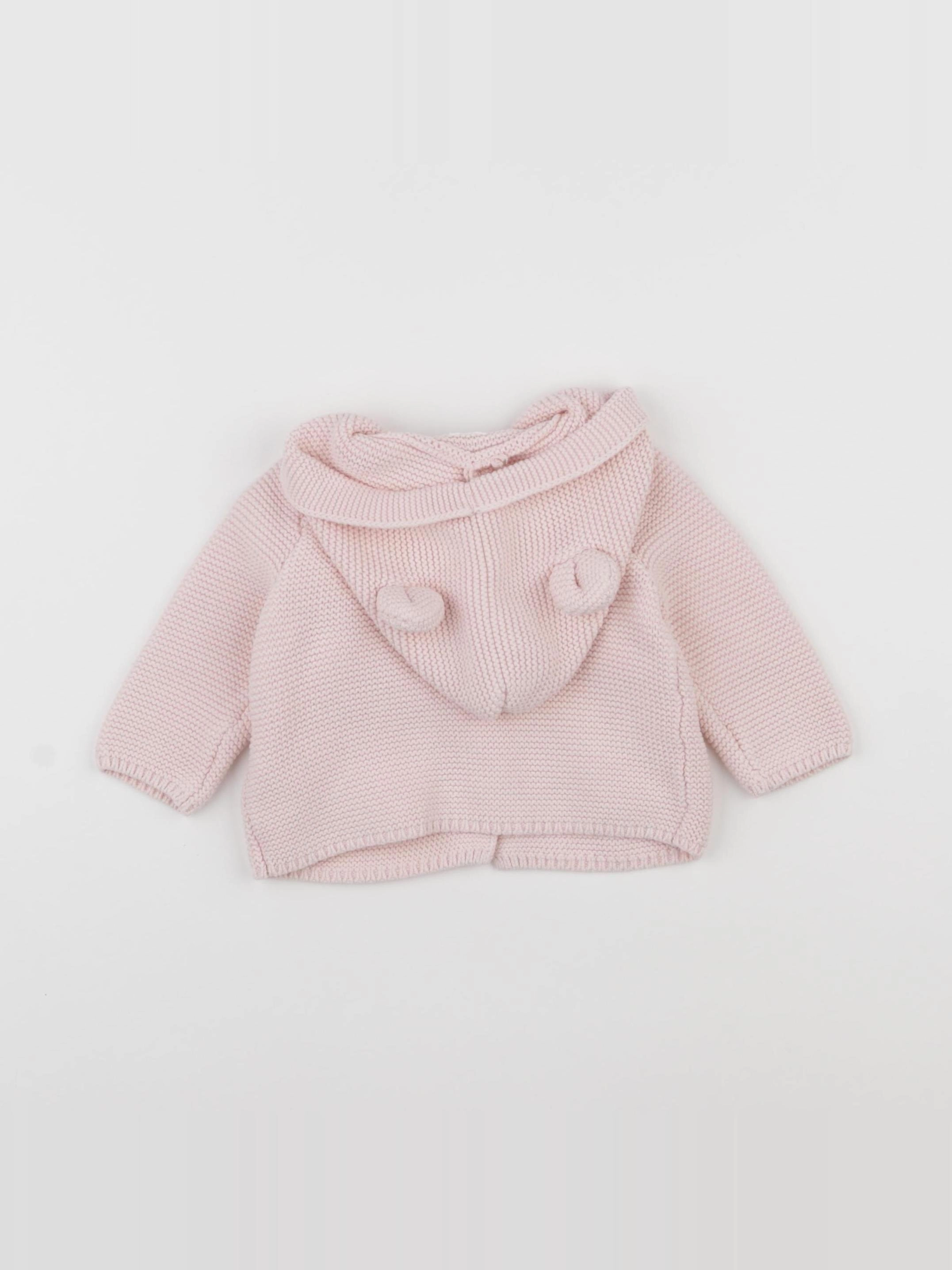GAP - gilet rose - 3/6 mois