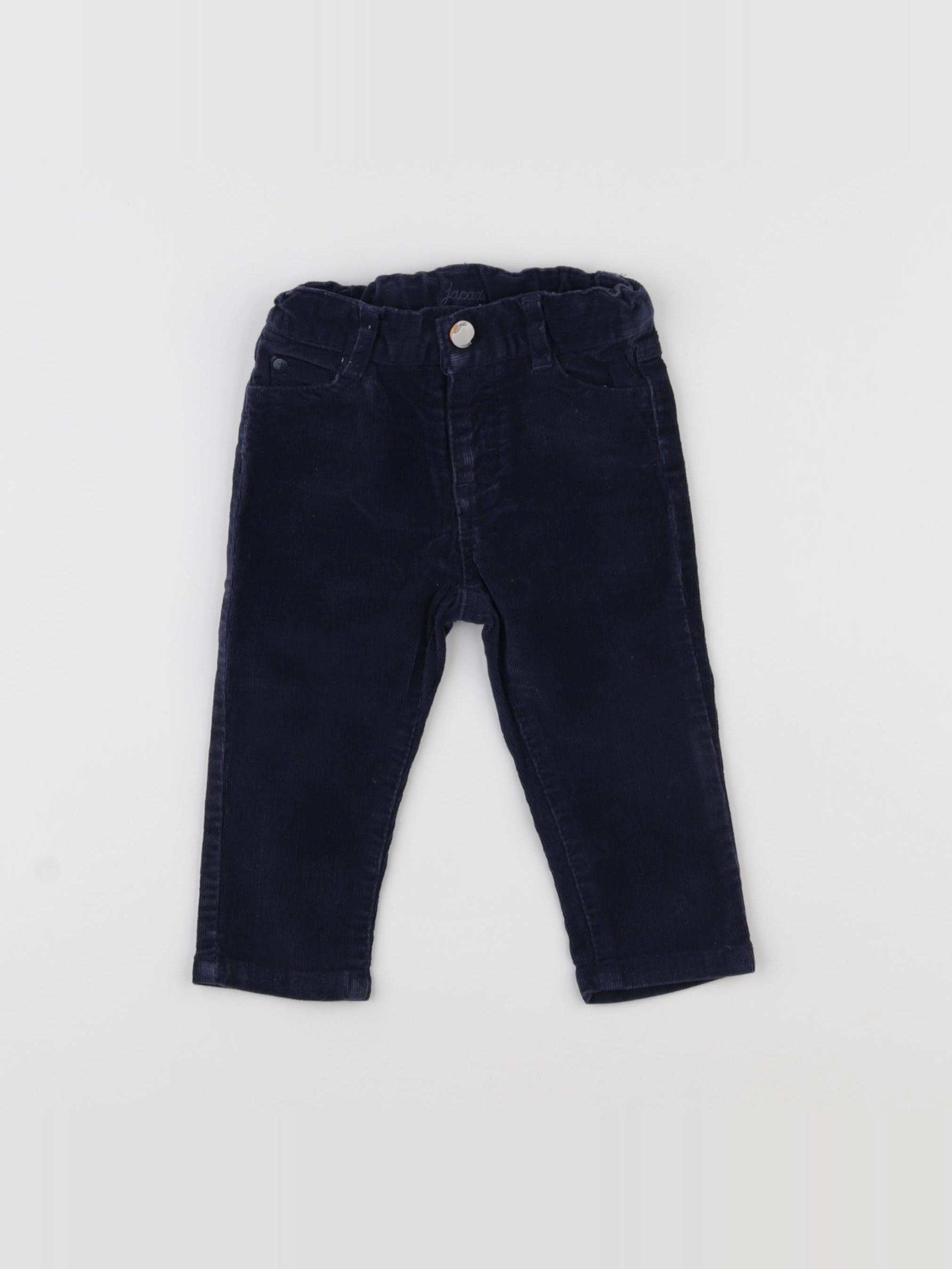Jacadi - pantalon bleu - 12 mois