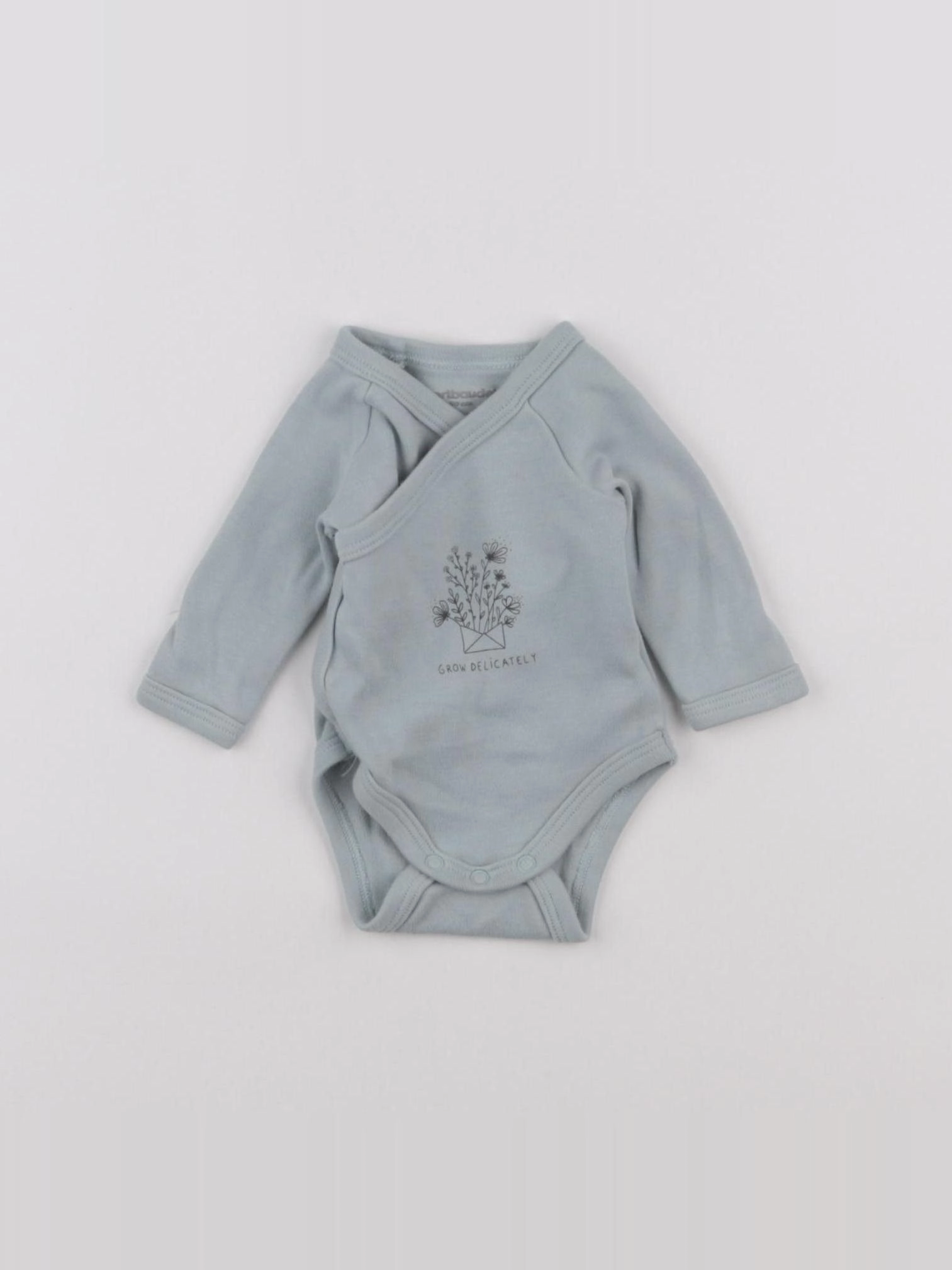 Vertbaudet - body bleu - 0 mois