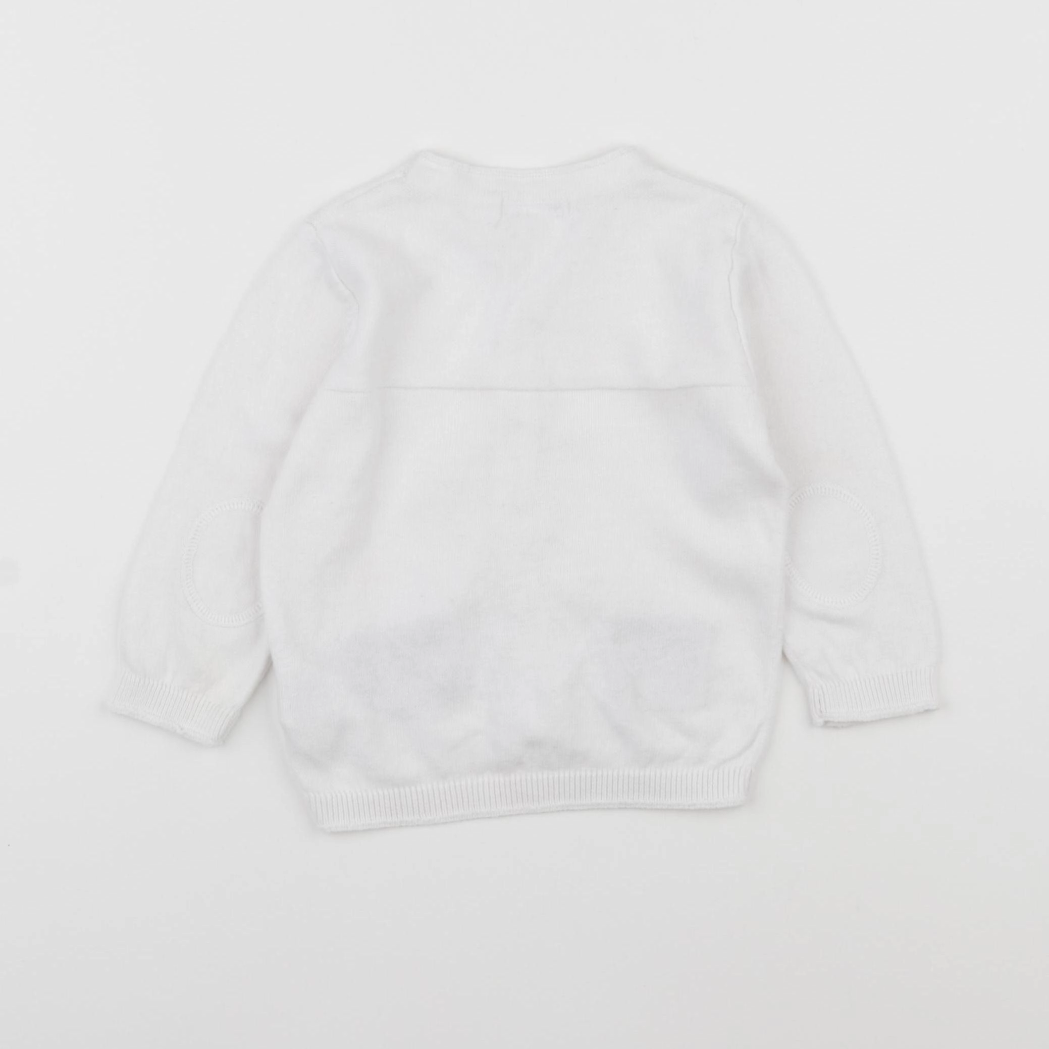 Vertbaudet - gilet blanc - 9 mois