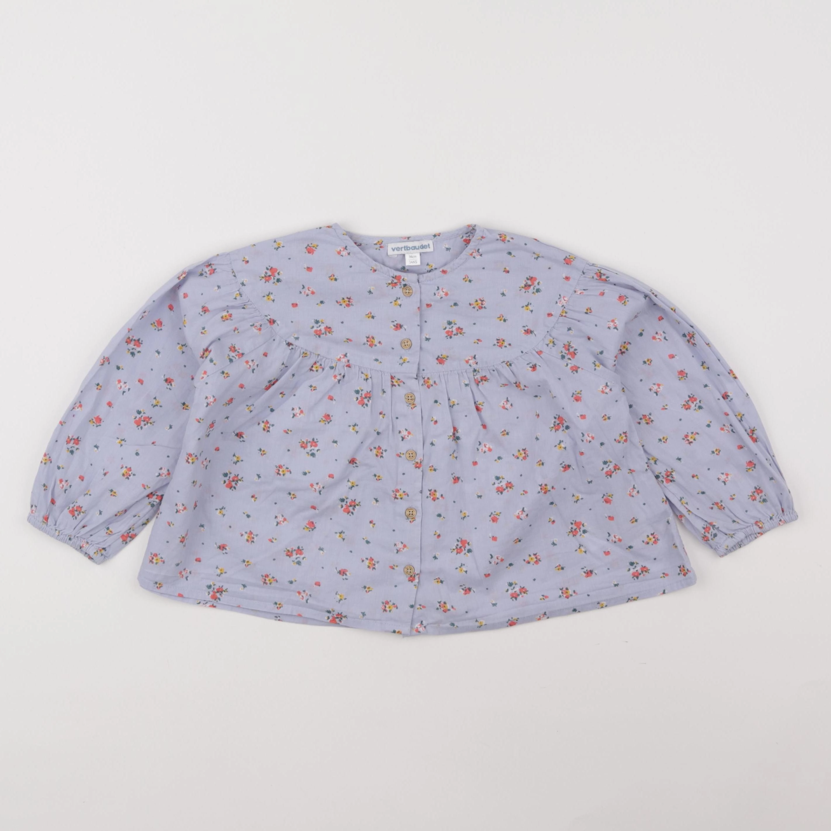Vertbaudet - blouse bleu - 3 ans