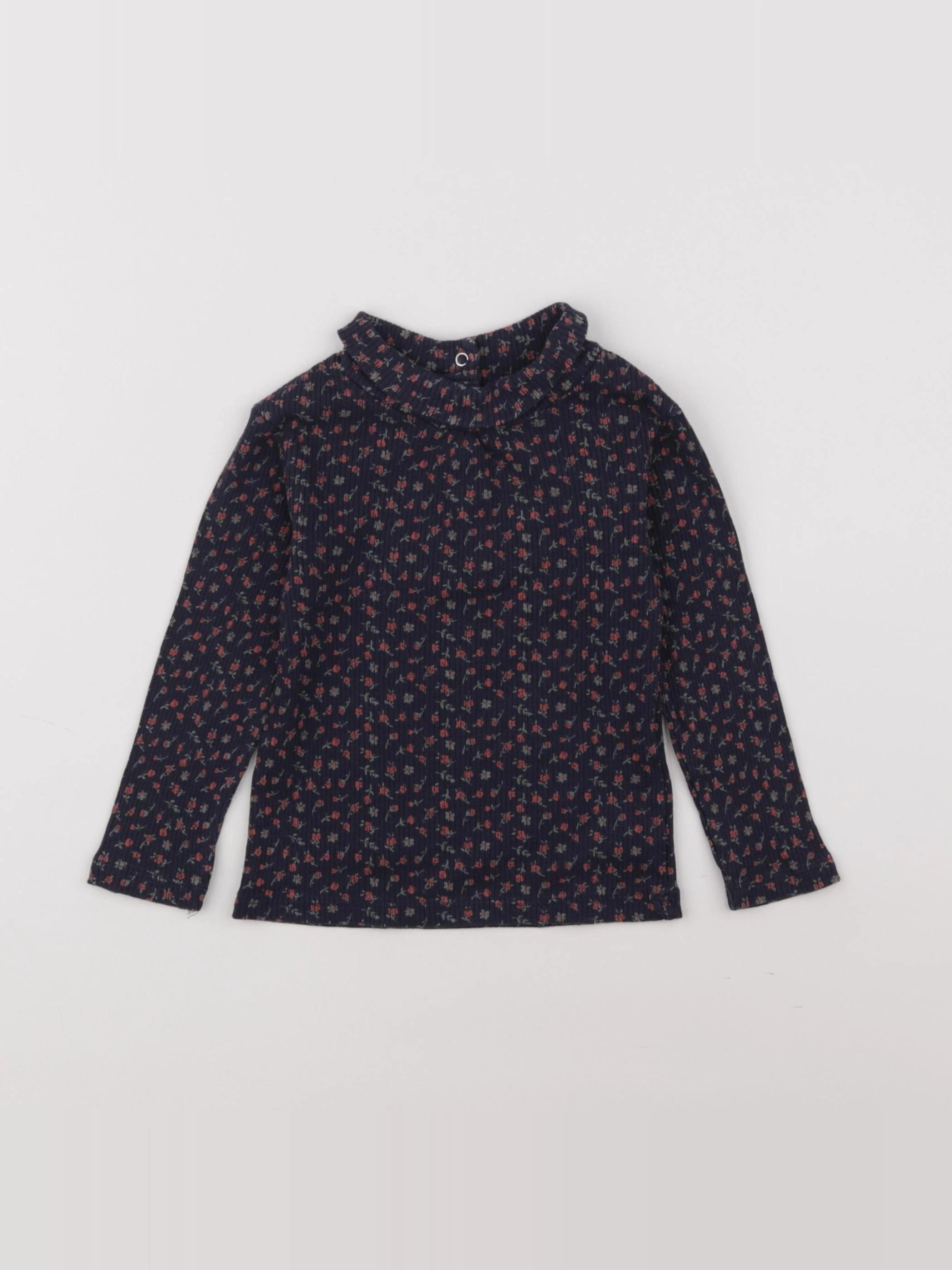 Vertbaudet - sous-pull bleu - 18 mois