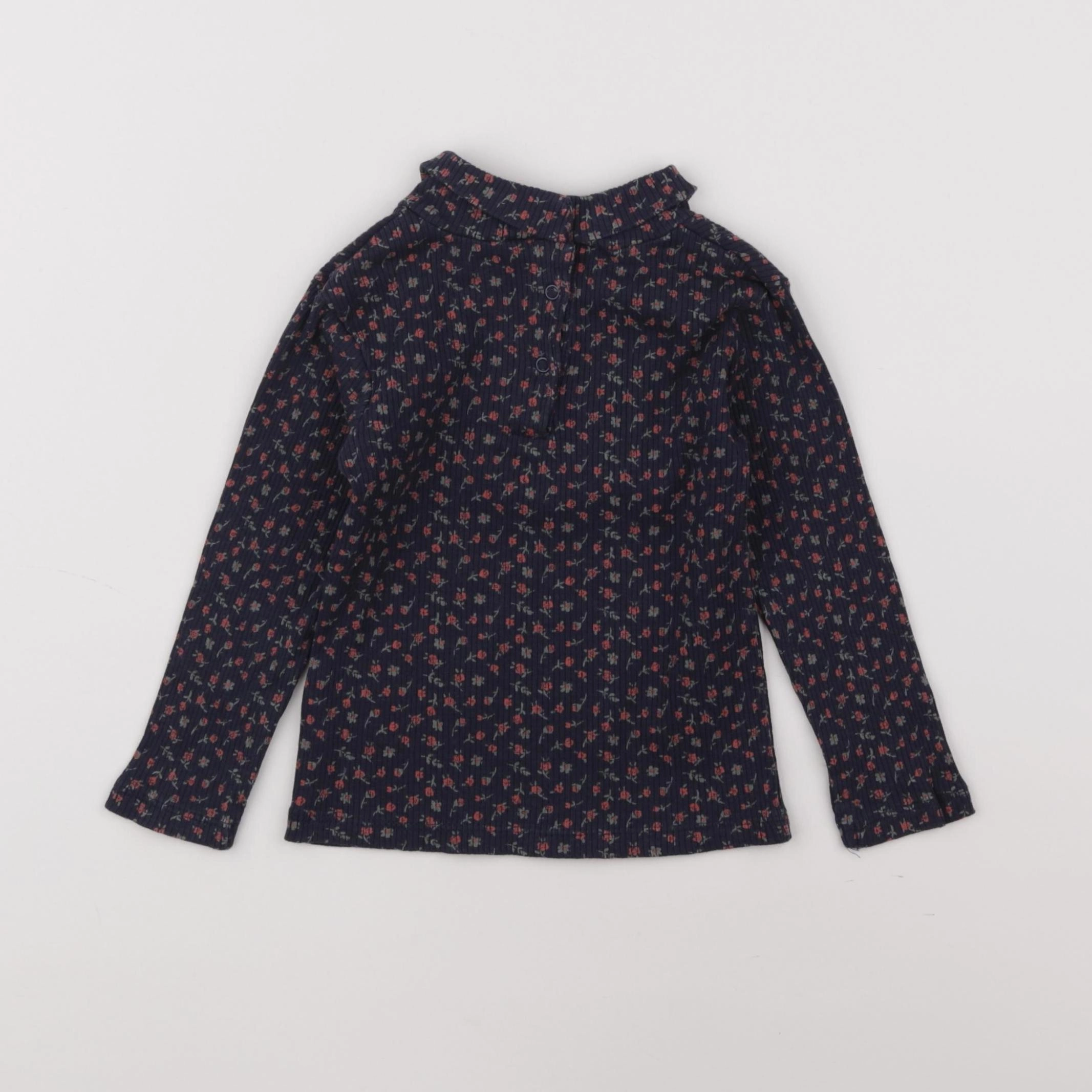 Vertbaudet - sous-pull bleu - 18 mois
