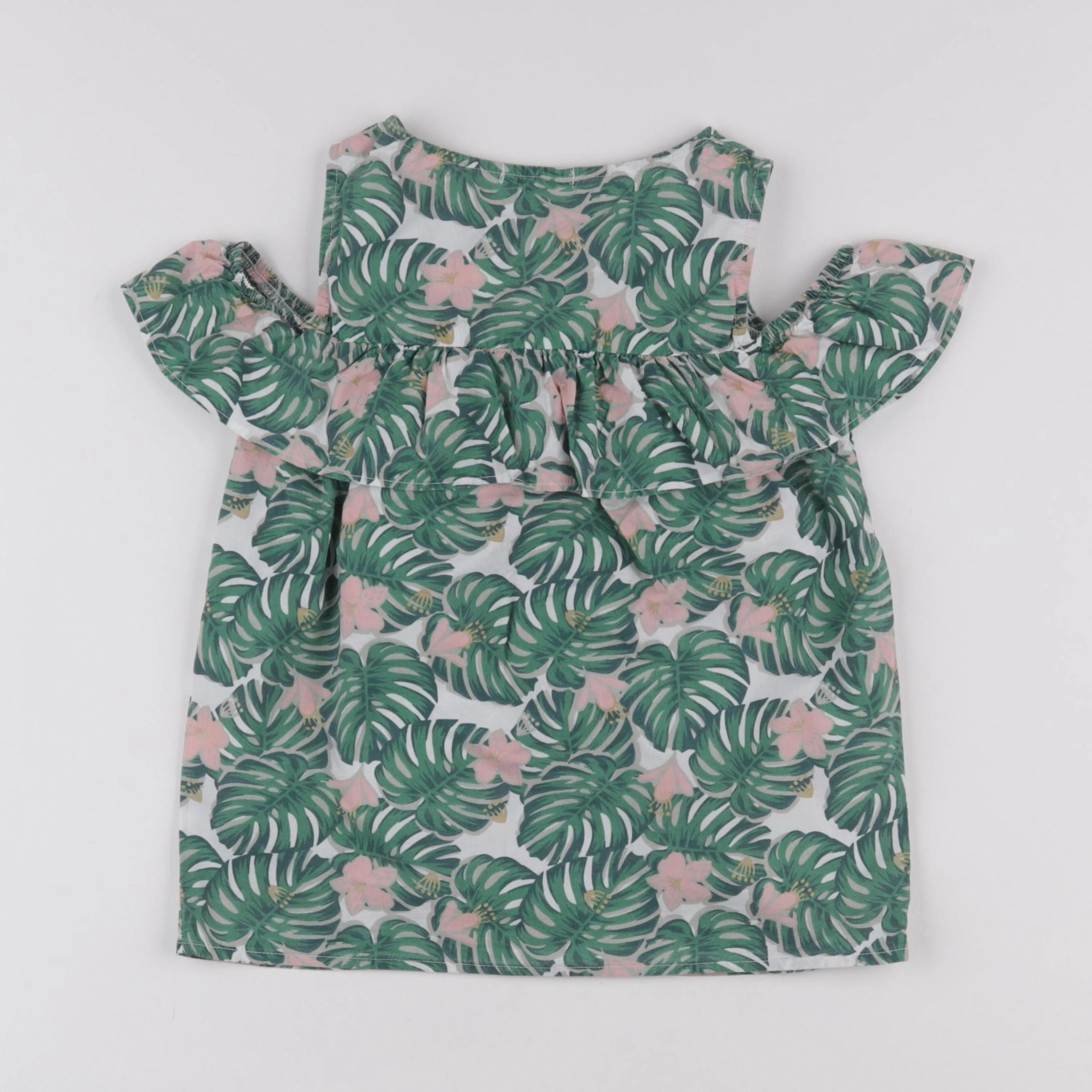 Vertbaudet - blouse vert - 6 ans