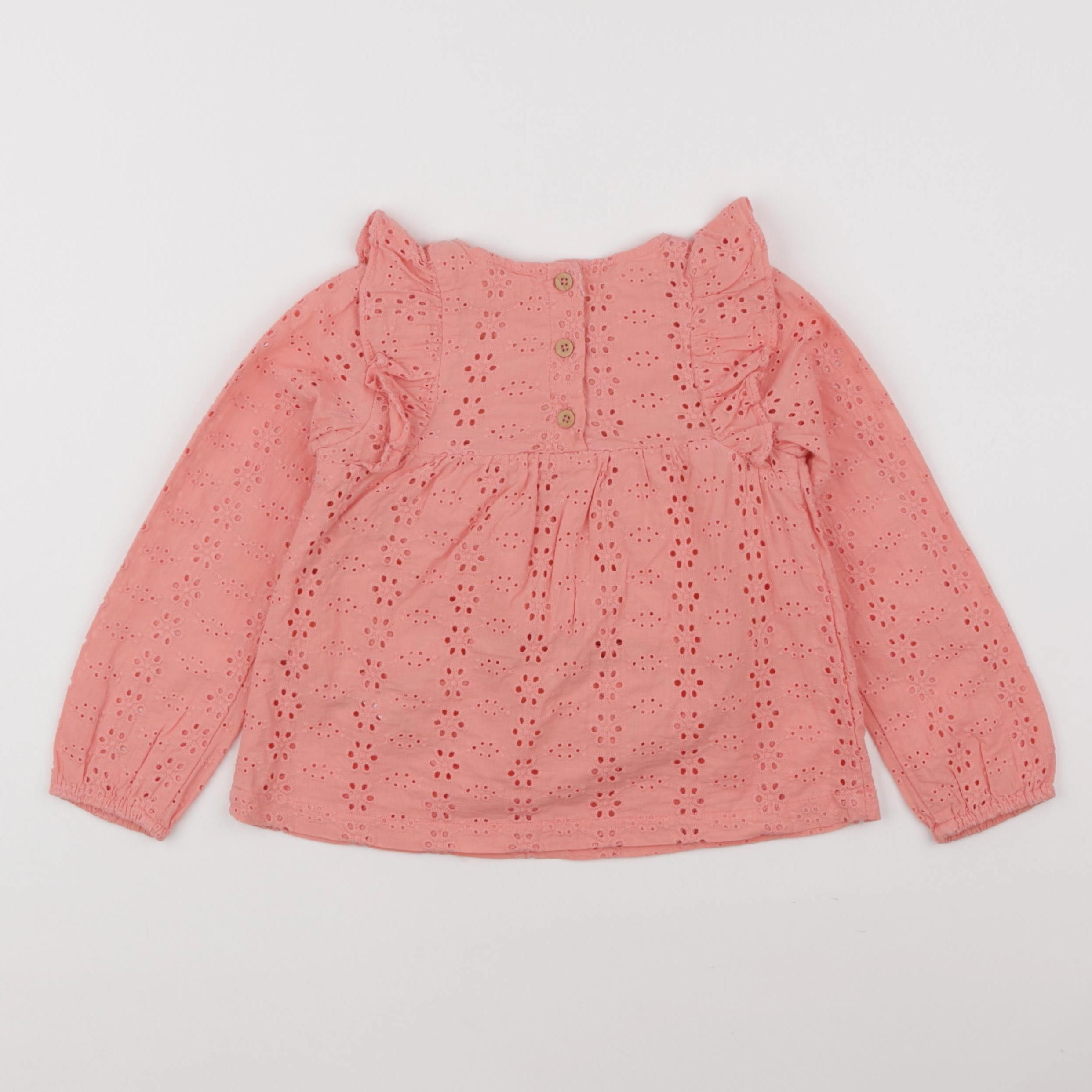 Vertbaudet - blouse rose - 4 ans