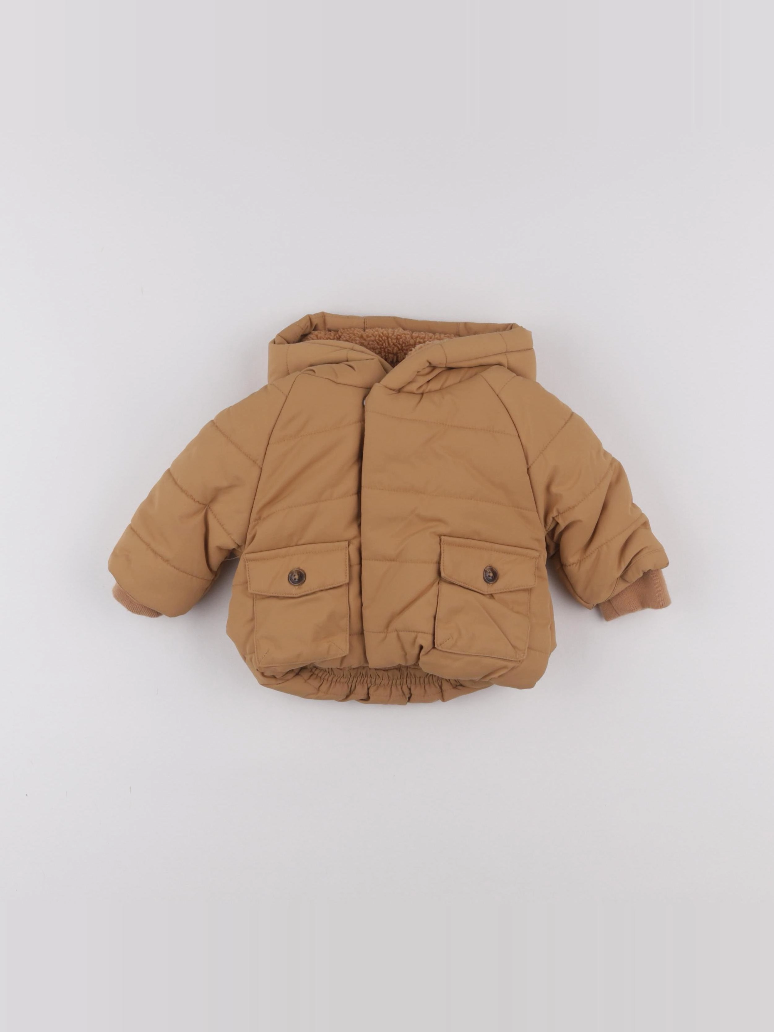 Vertbaudet - manteau marron - 3 mois