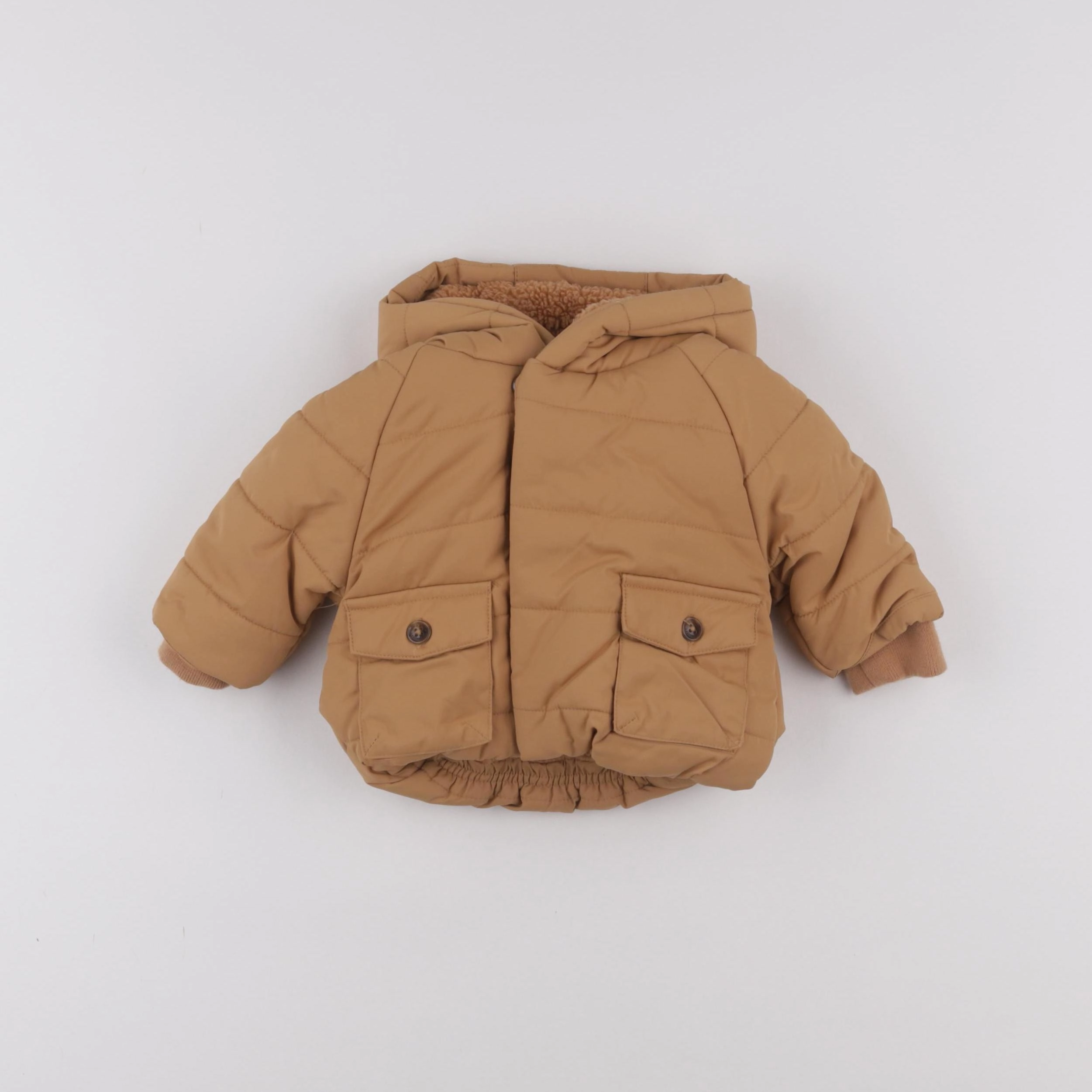 Vertbaudet - manteau marron - 3 mois