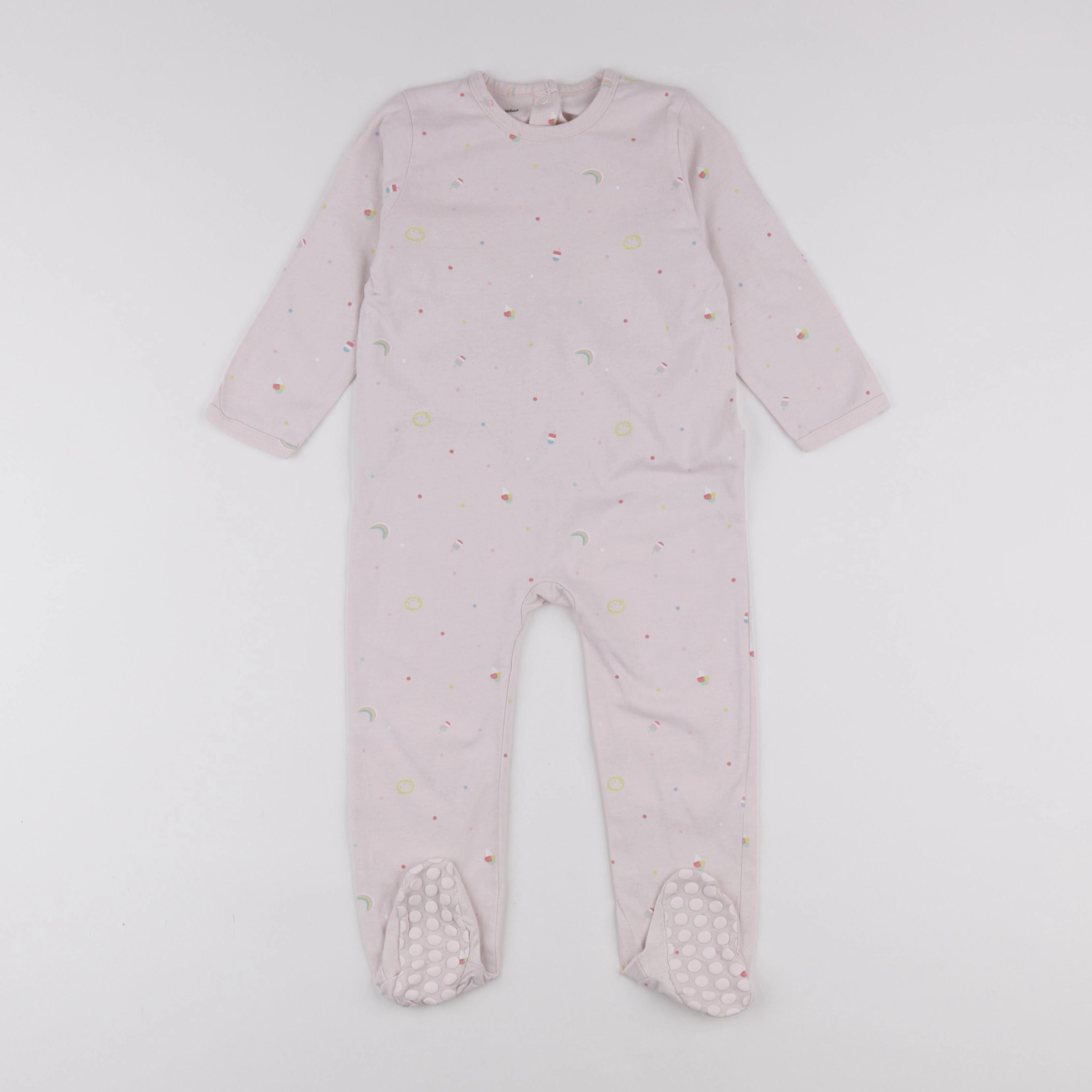 Vertbaudet - pyjama coton rose - 2 ans