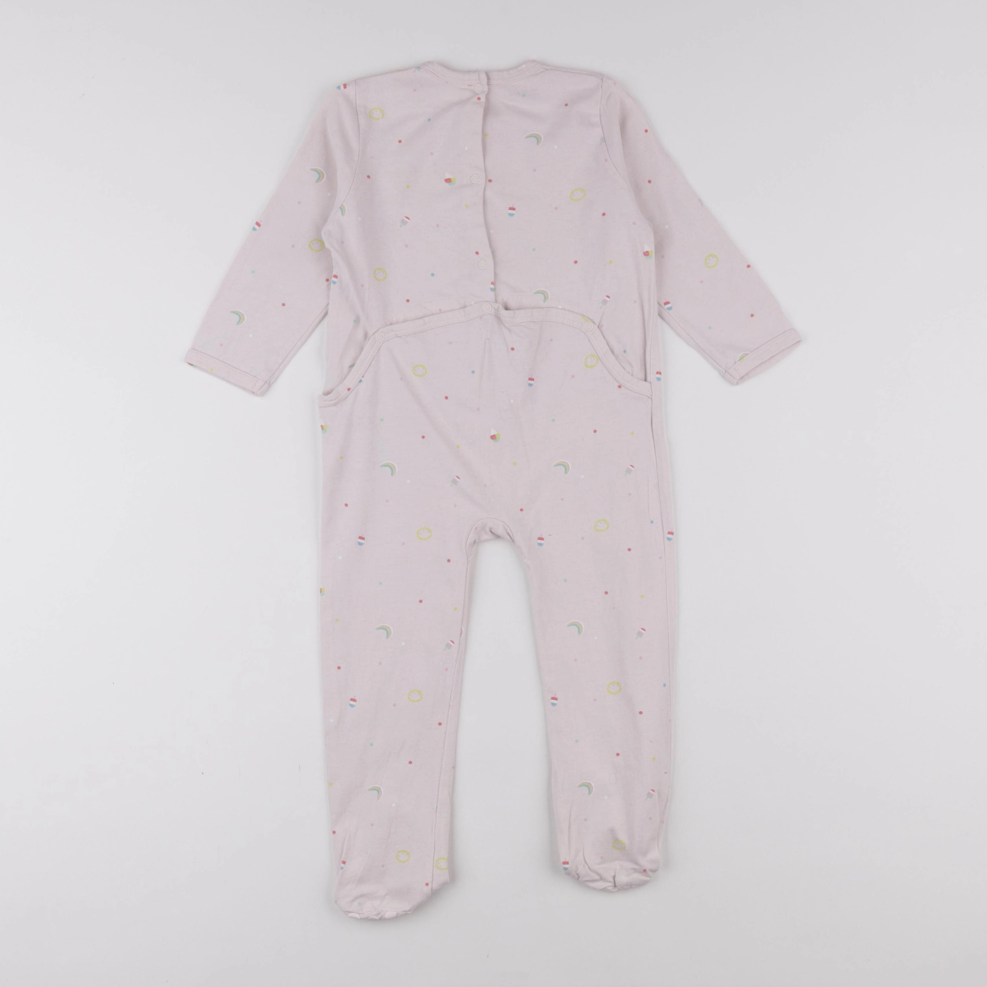 Vertbaudet - pyjama coton rose - 2 ans