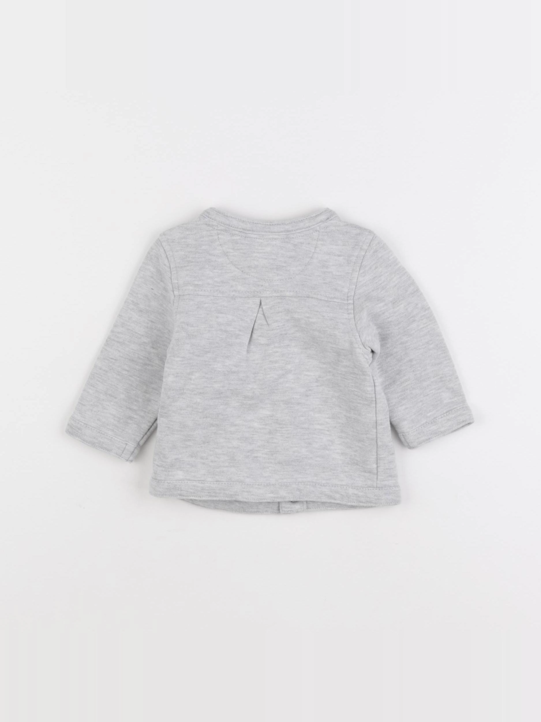 Tape à l'oeil - sweat gris - 3 mois