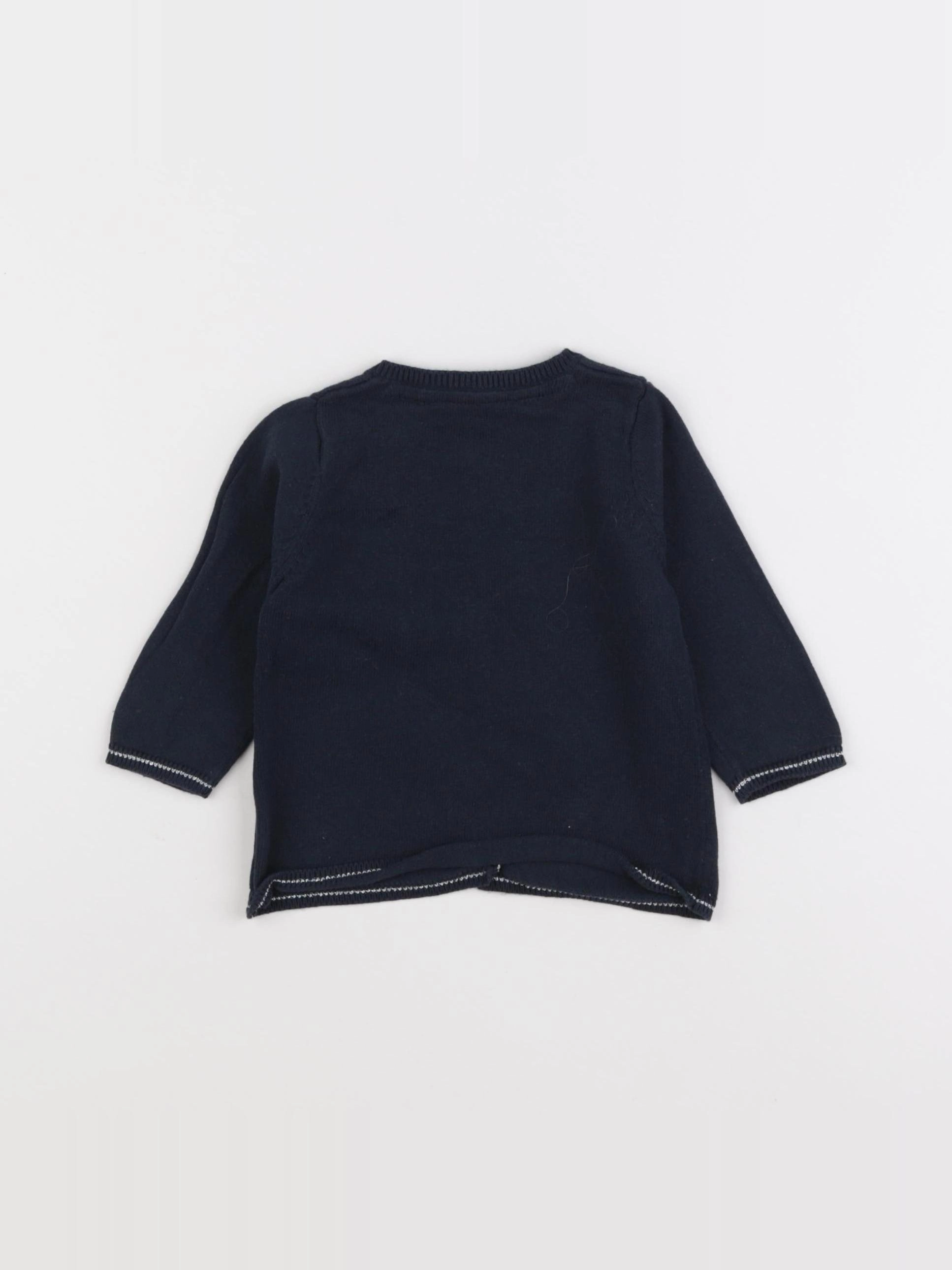 Tape à l'oeil - gilet bleu - 9 mois