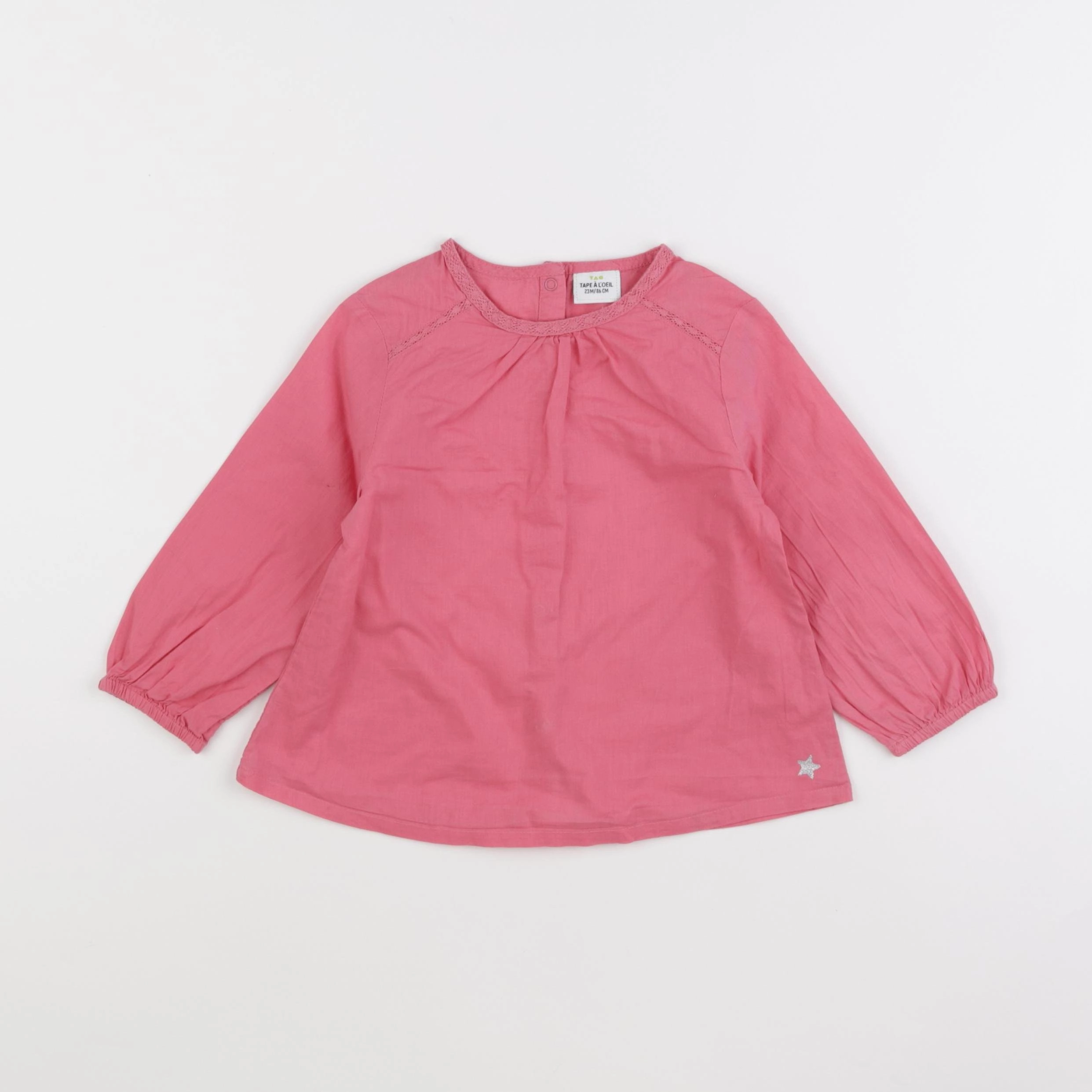 Tape à l'oeil - blouse rose - 2 ans
