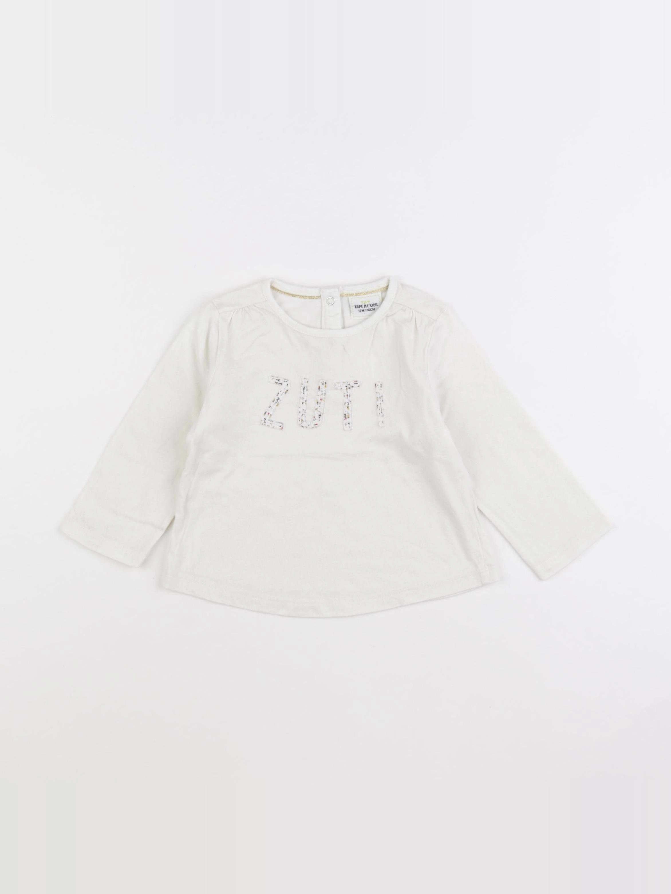 Tape à l'oeil - tee-shirt beige - 12 mois