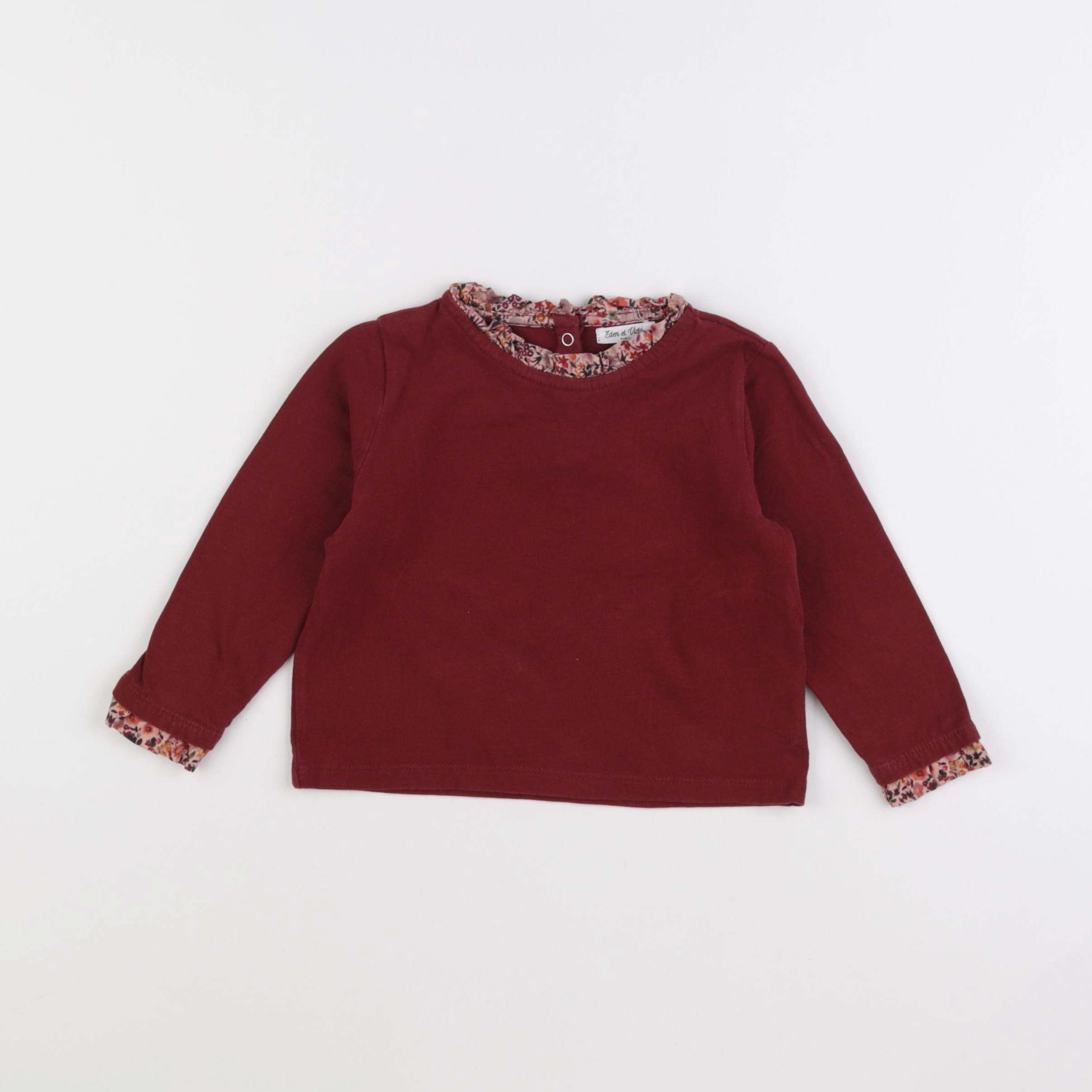 Eden & Victor - tee-shirt rouge - 2 ans