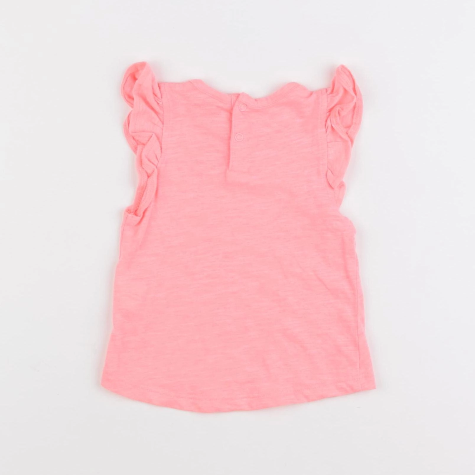 Tape à l'oeil - tee-shirt rose fluo - 3 mois