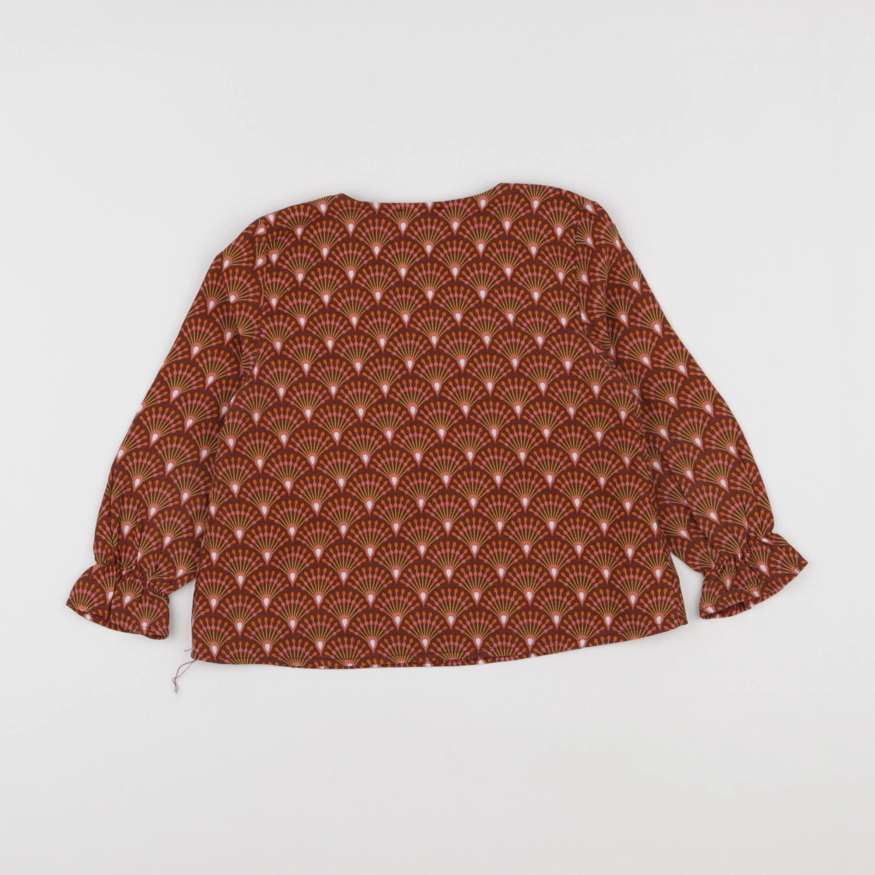 Little Cigogne - blouse marron - 2 ans