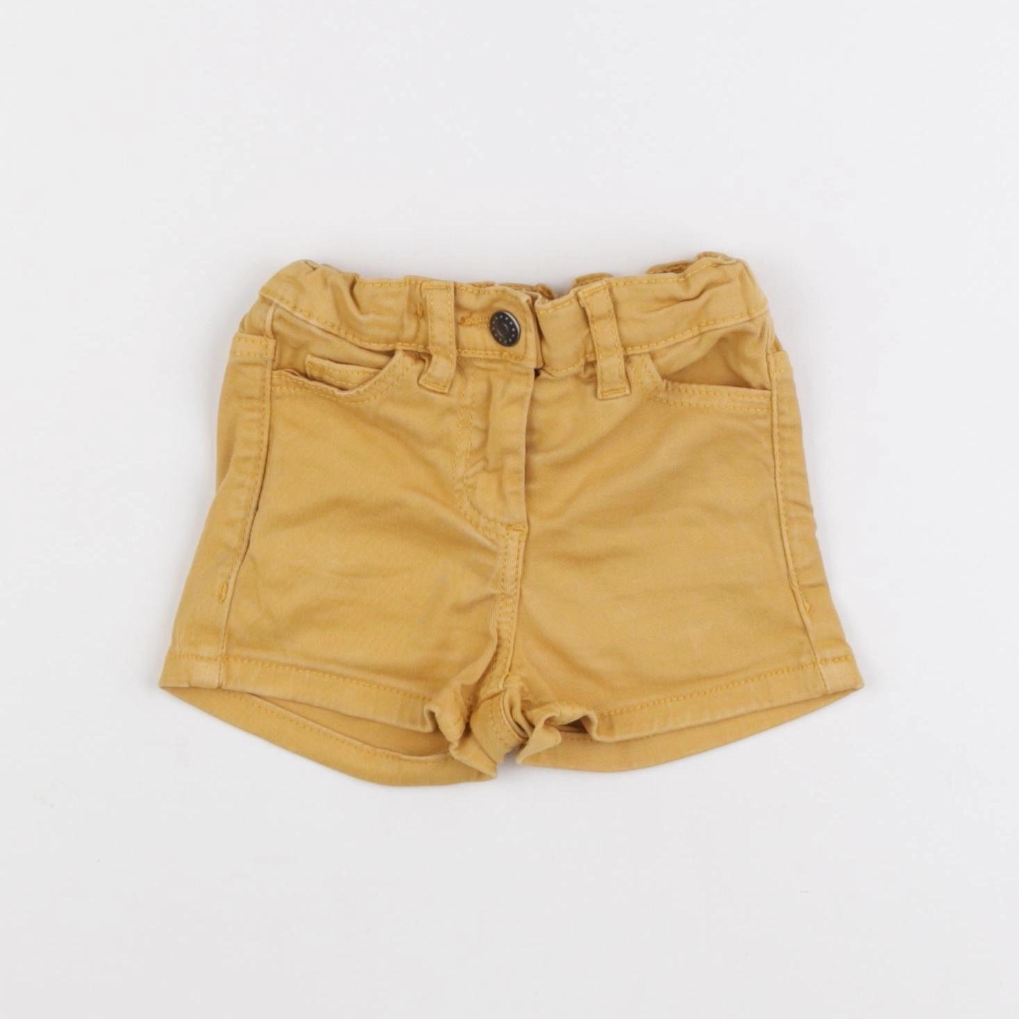 Little Cigogne - short jaune - 2 ans