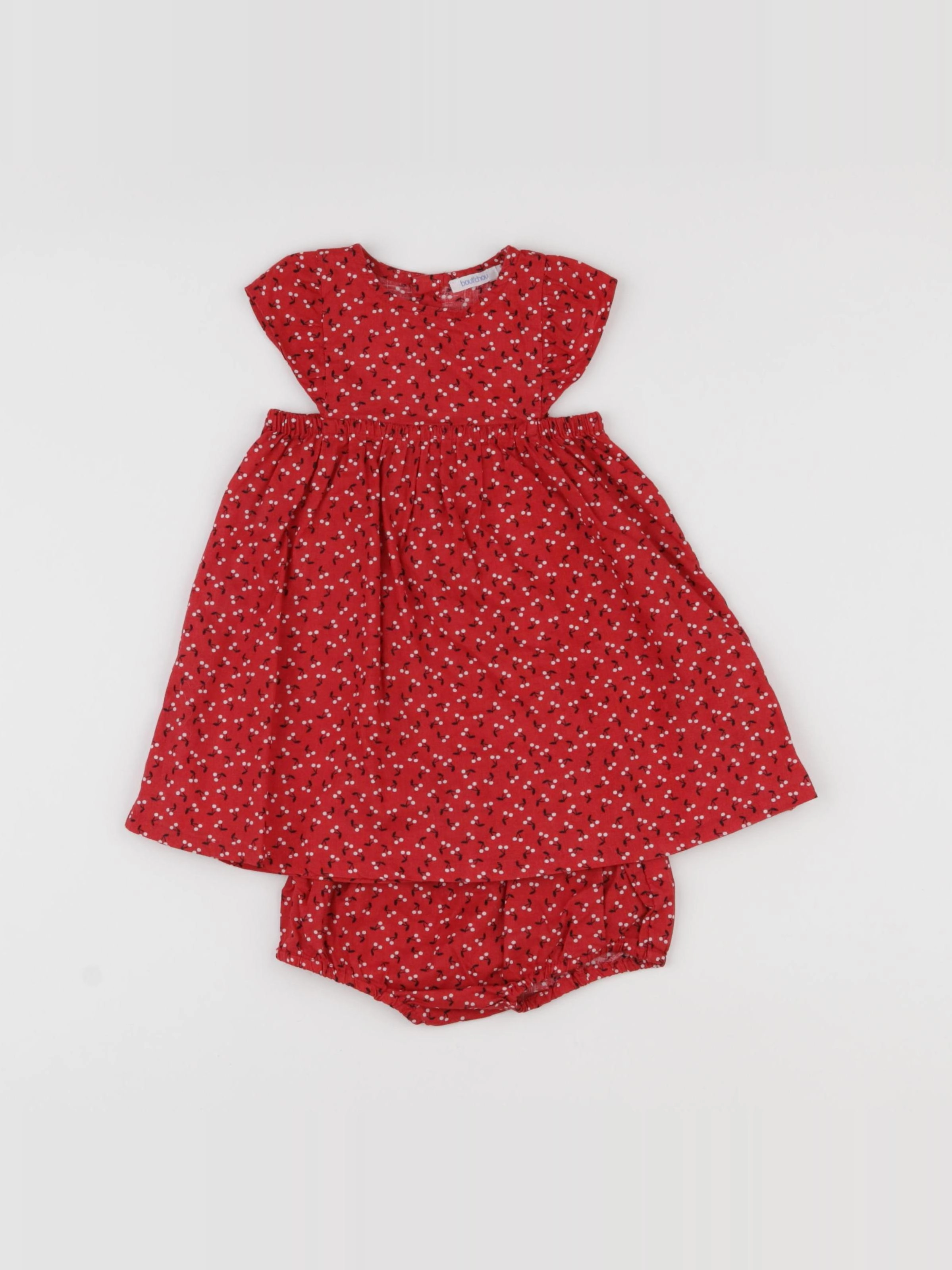 Boutchou - robe rouge - 6 mois