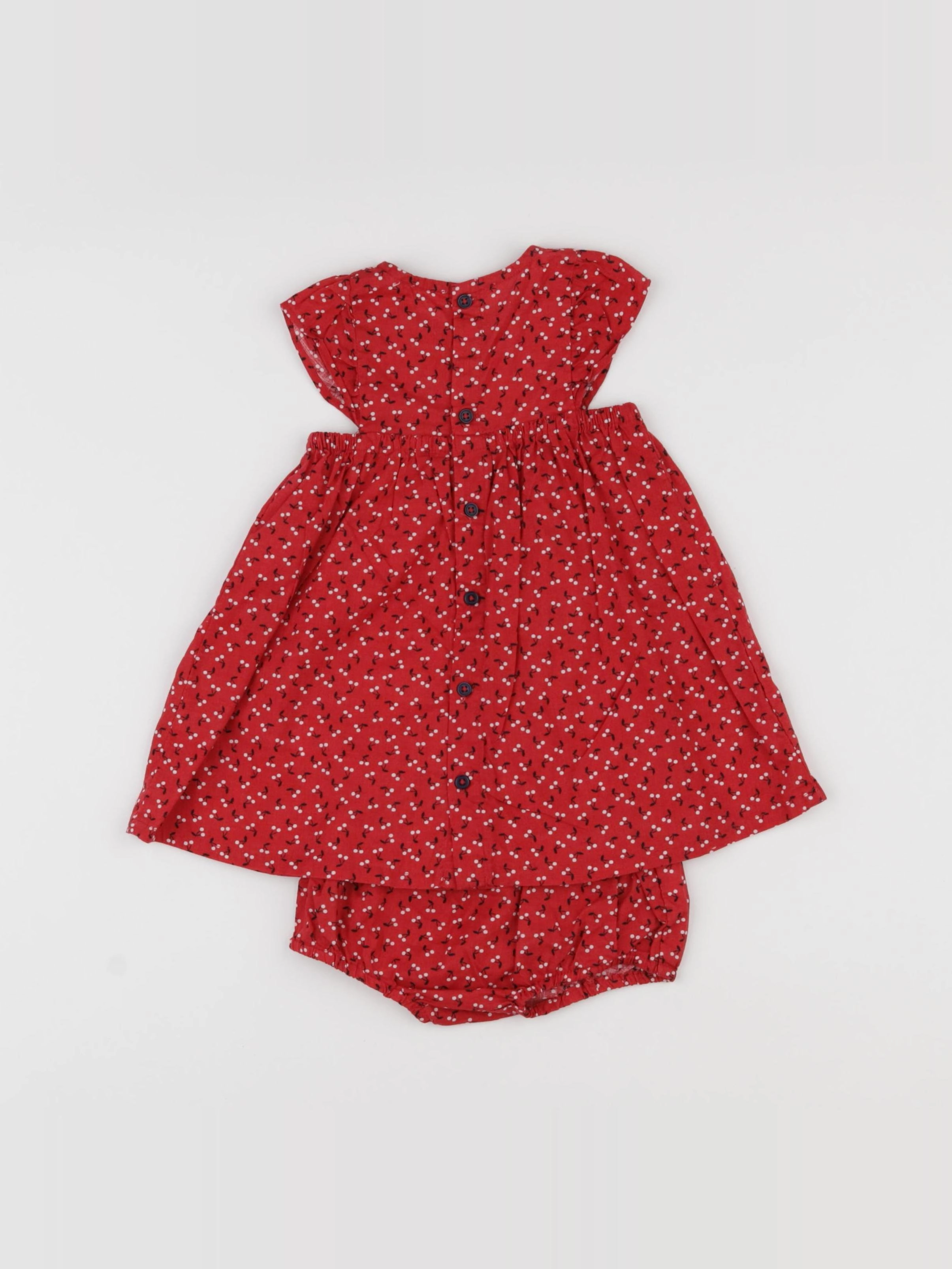 Boutchou - robe rouge - 6 mois