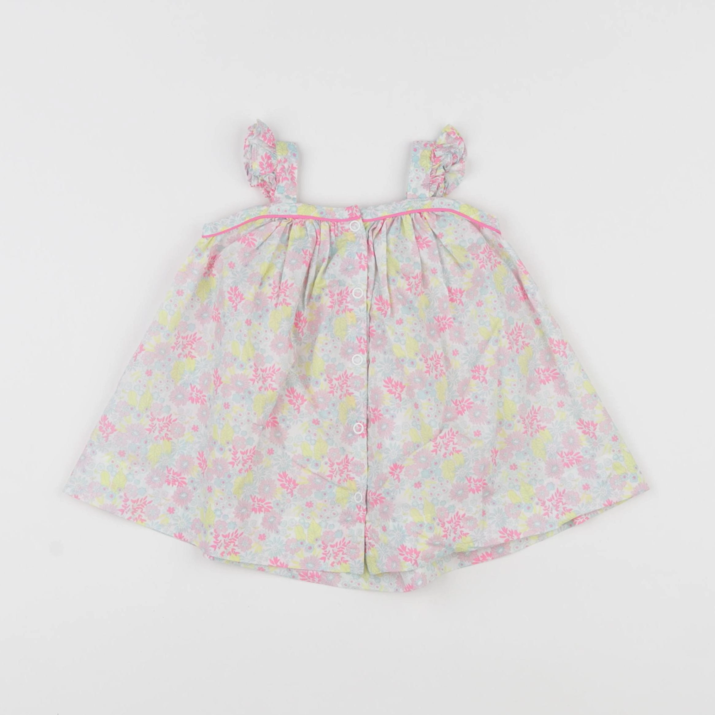 Petit Bateau - robe multicolore - 3 mois