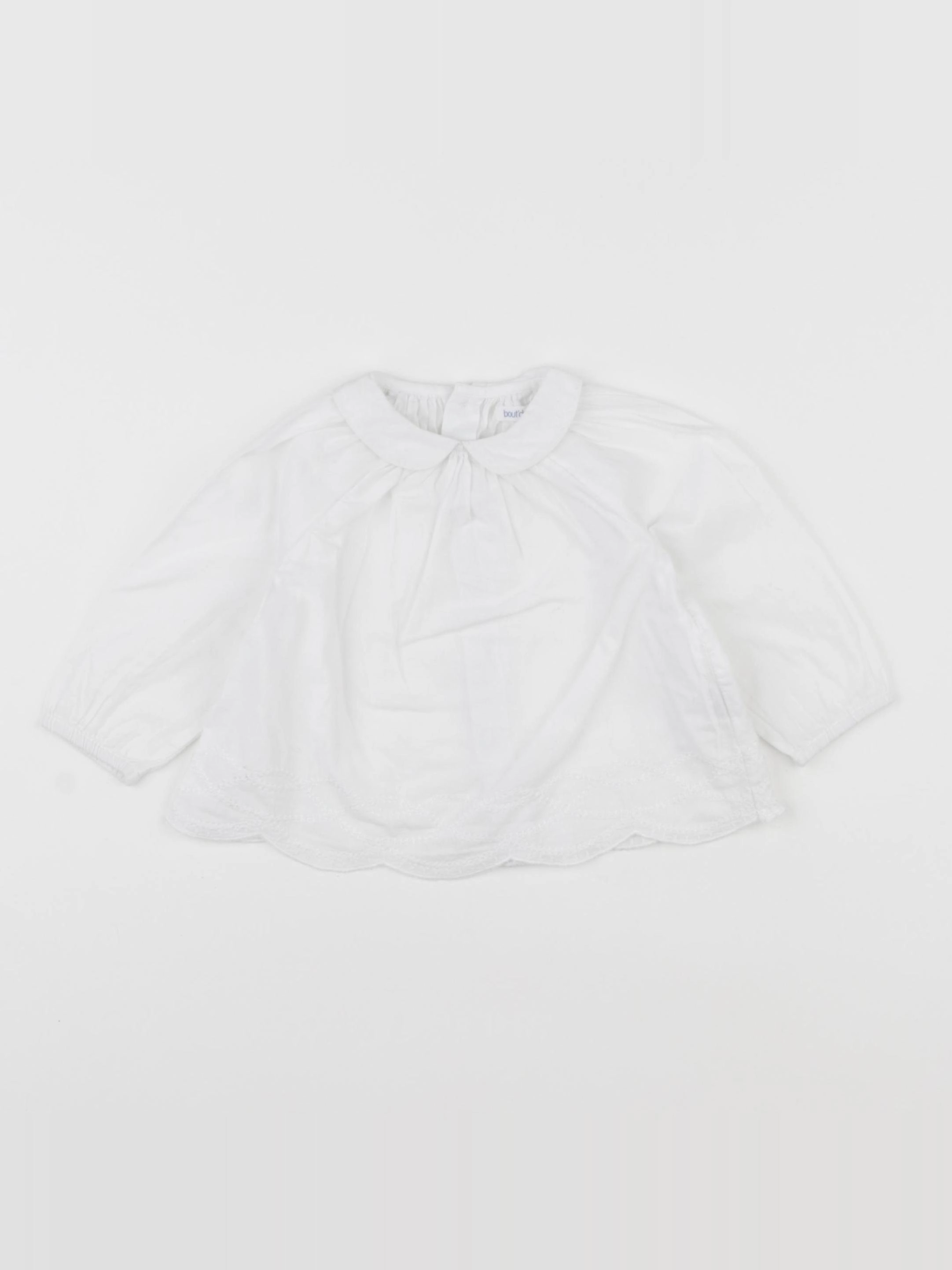 Boutchou - blouse blanc - 6 mois
