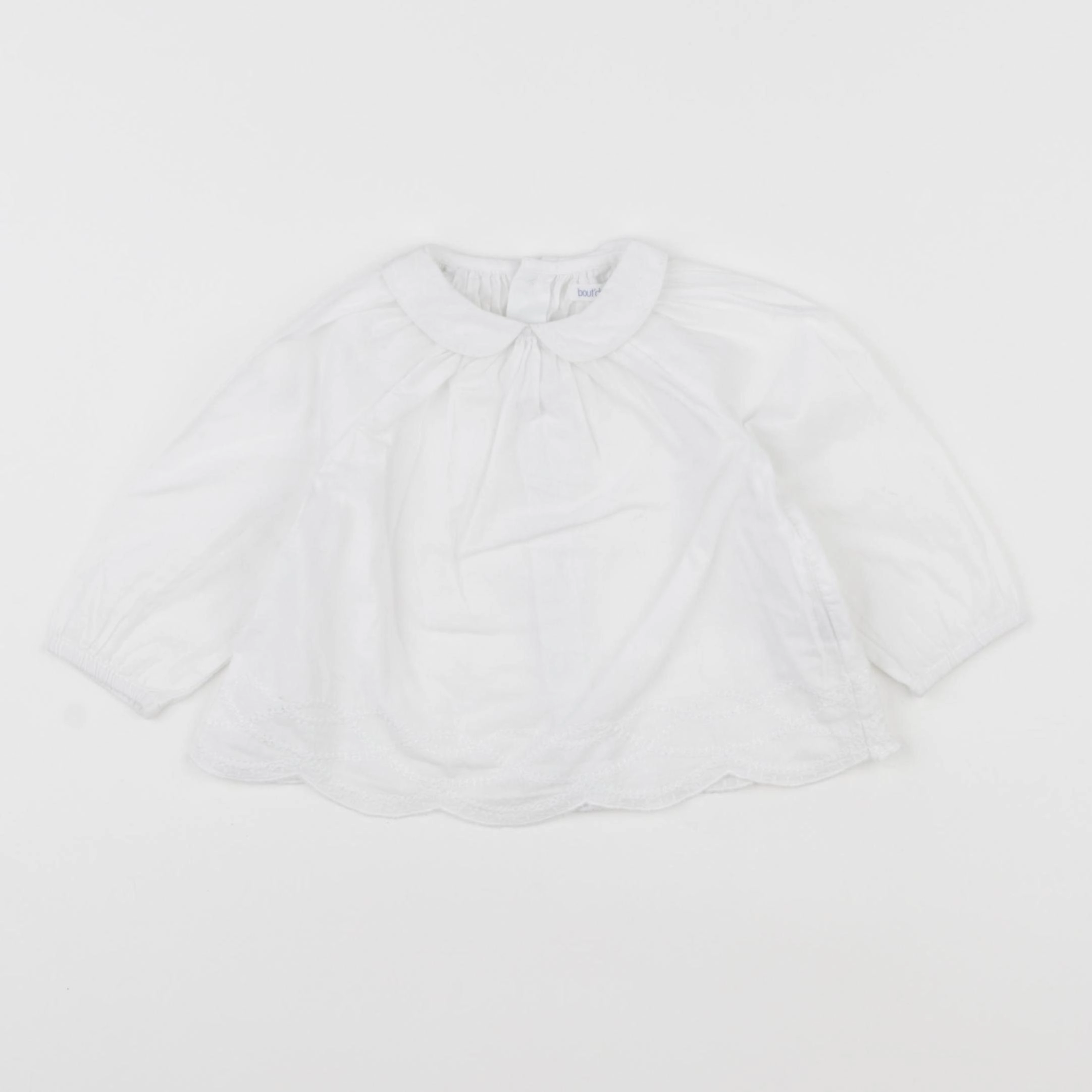 Boutchou - blouse blanc - 6 mois