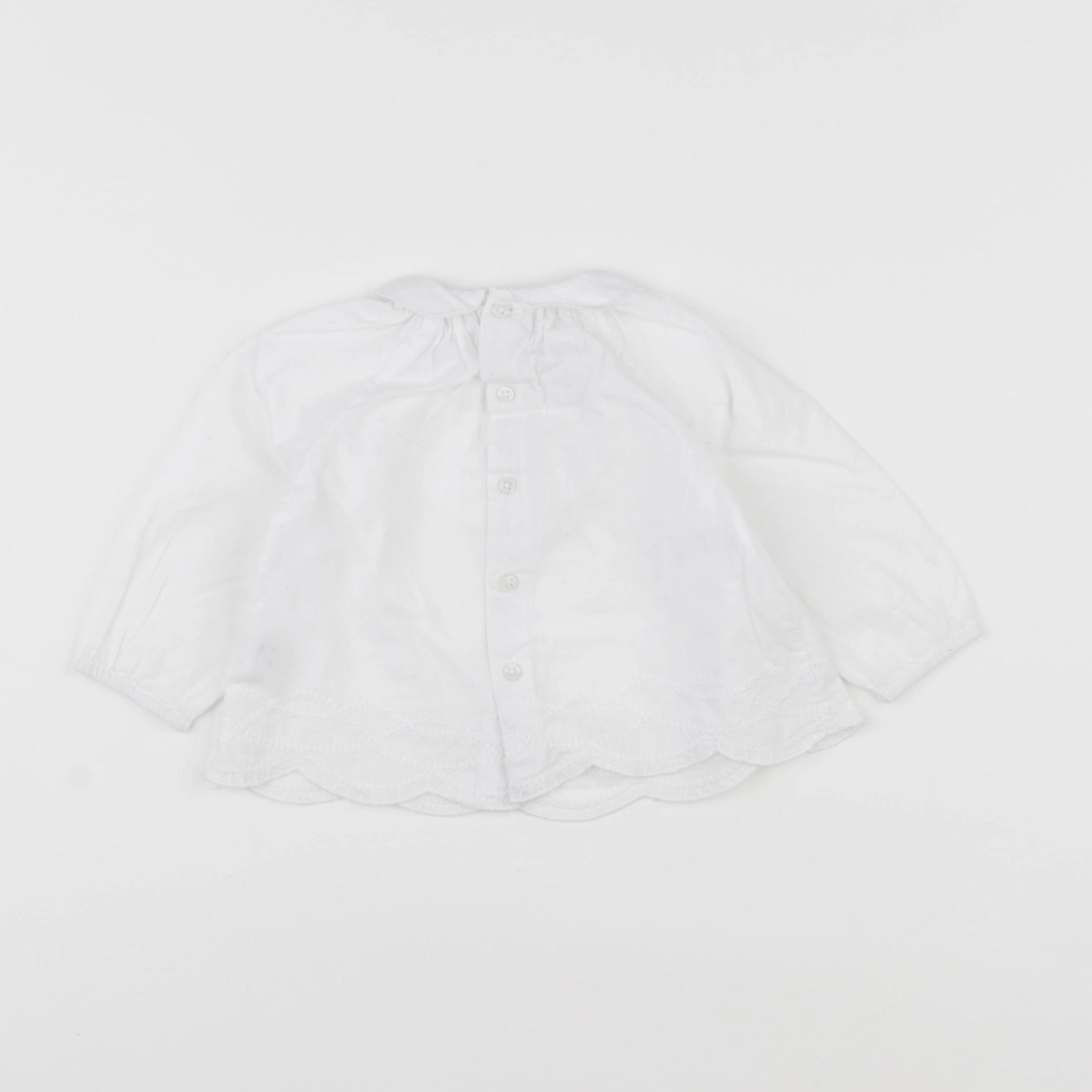 Boutchou - blouse blanc - 6 mois