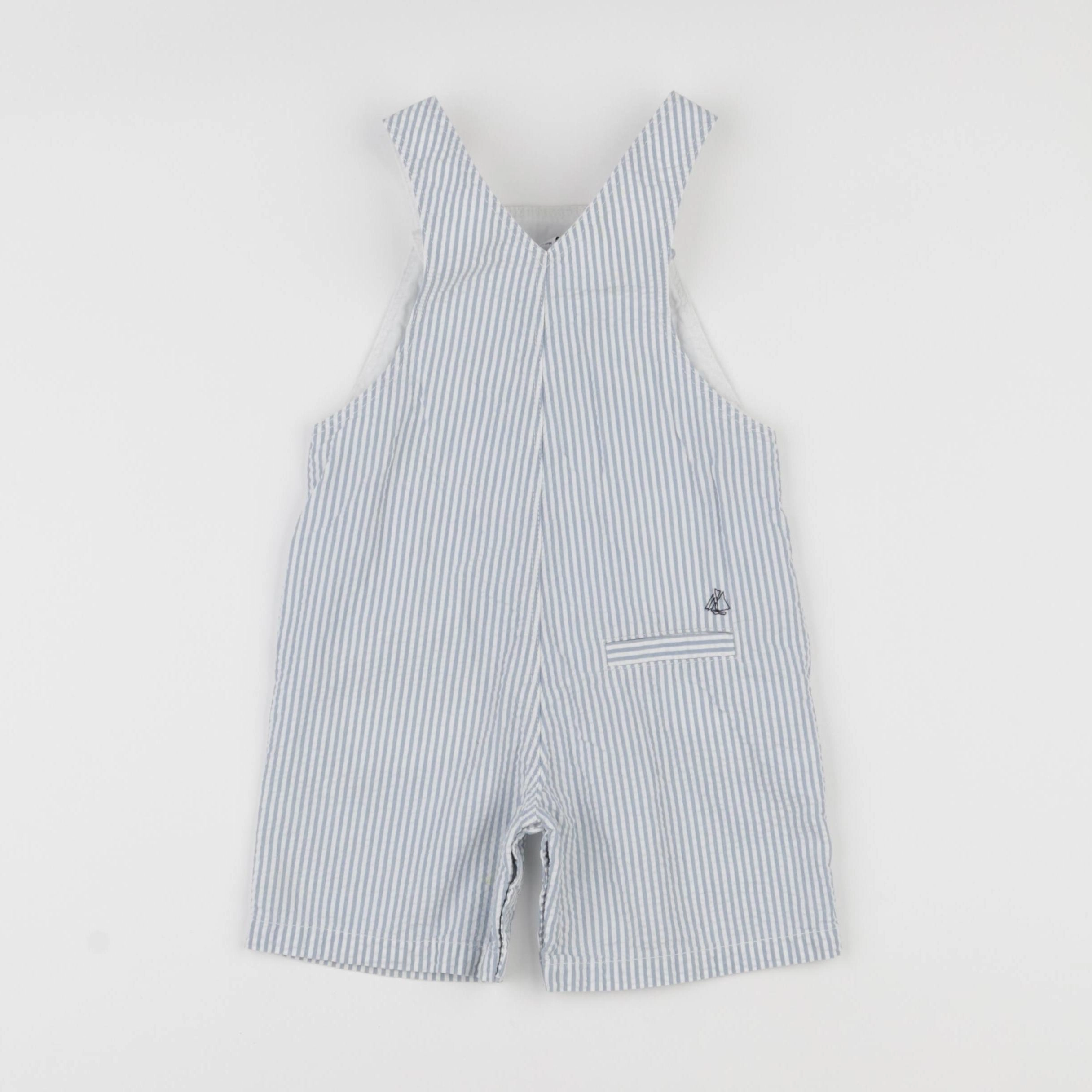 Petit Bateau - salopette bleu - 18 mois
