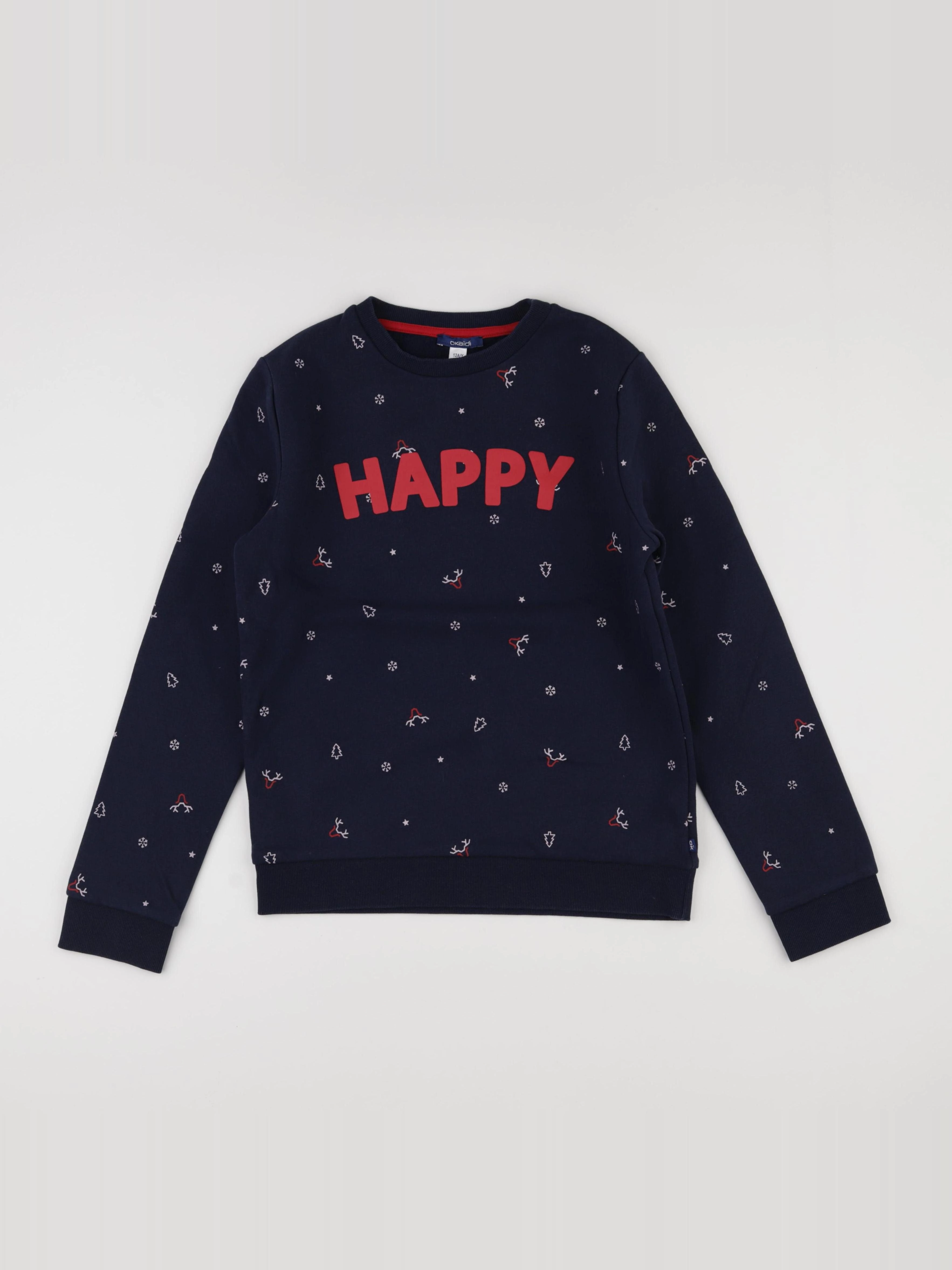 Okaidi - sweat bleu - 12 ans
