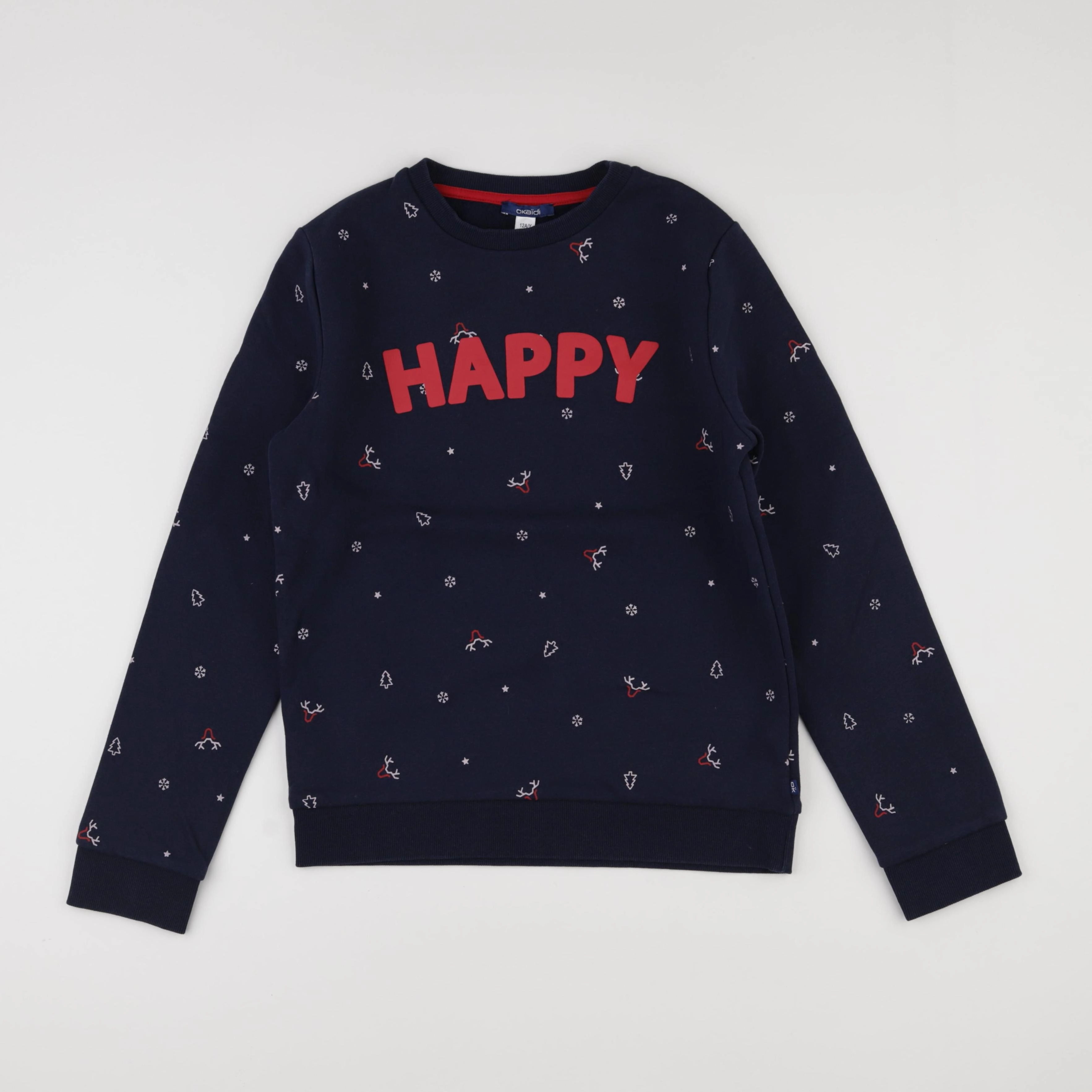 Okaidi - sweat bleu - 12 ans