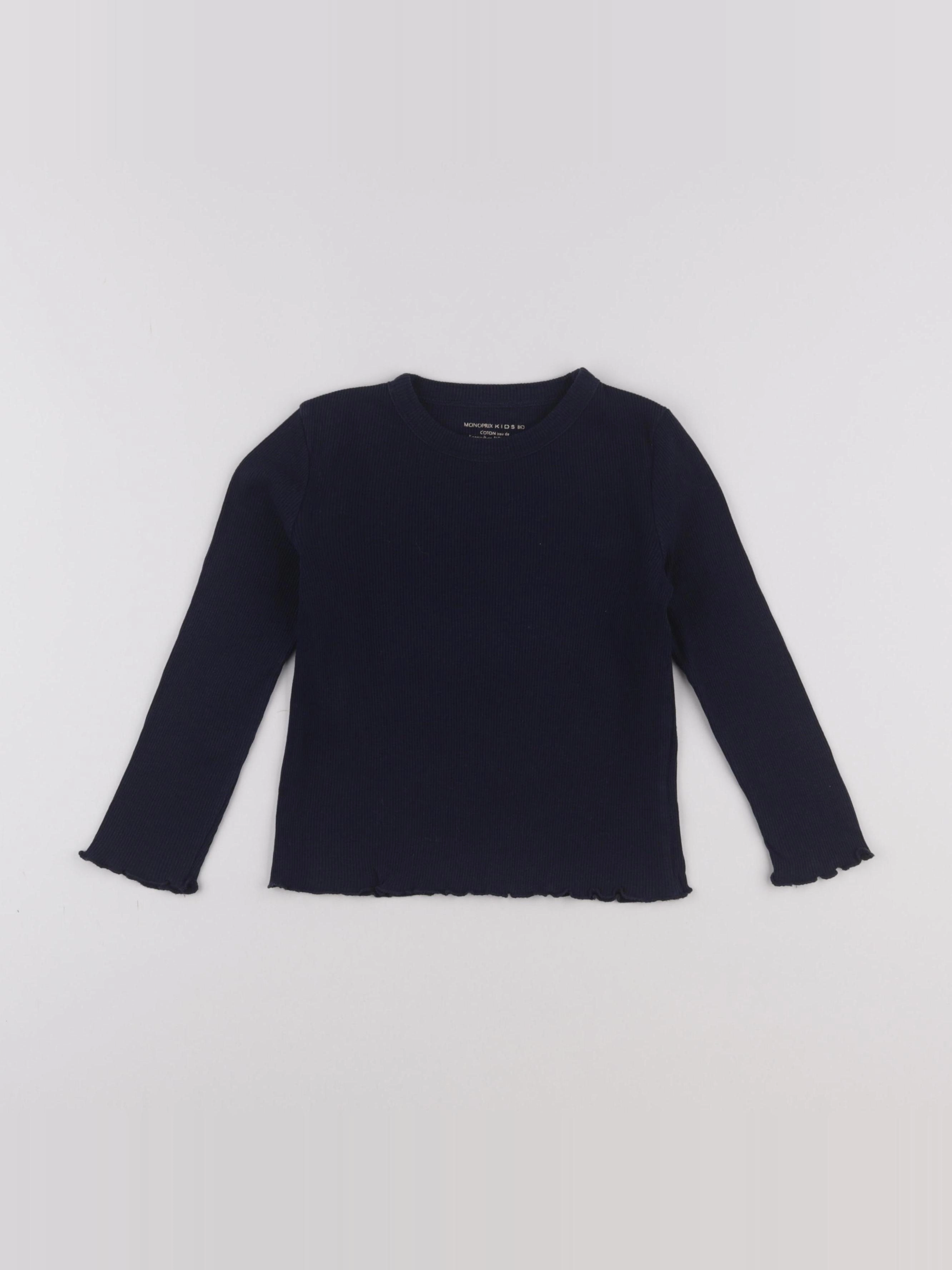 Monoprix - tee-shirt bleu - 5 ans