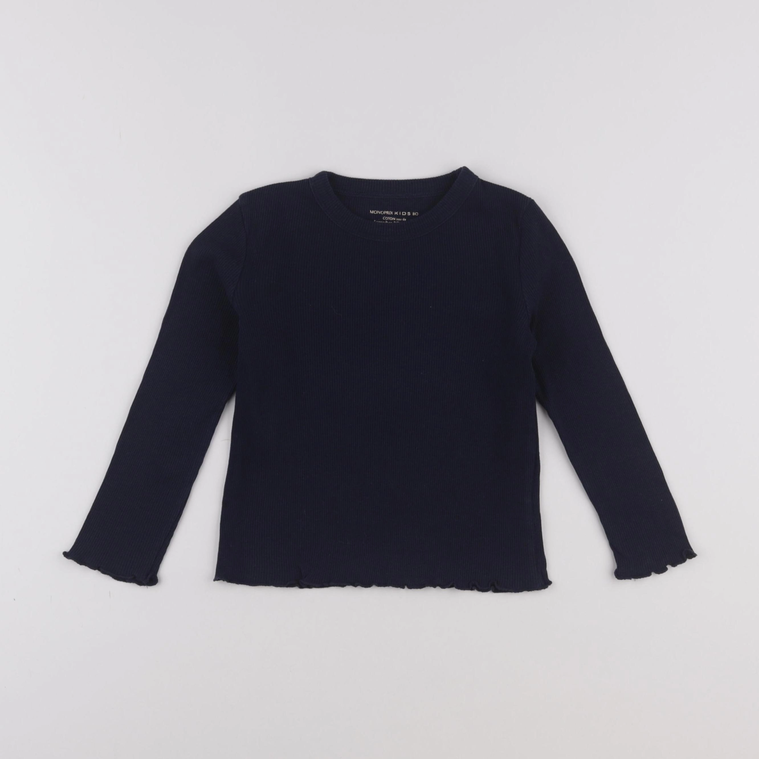 Monoprix - tee-shirt bleu - 5 ans
