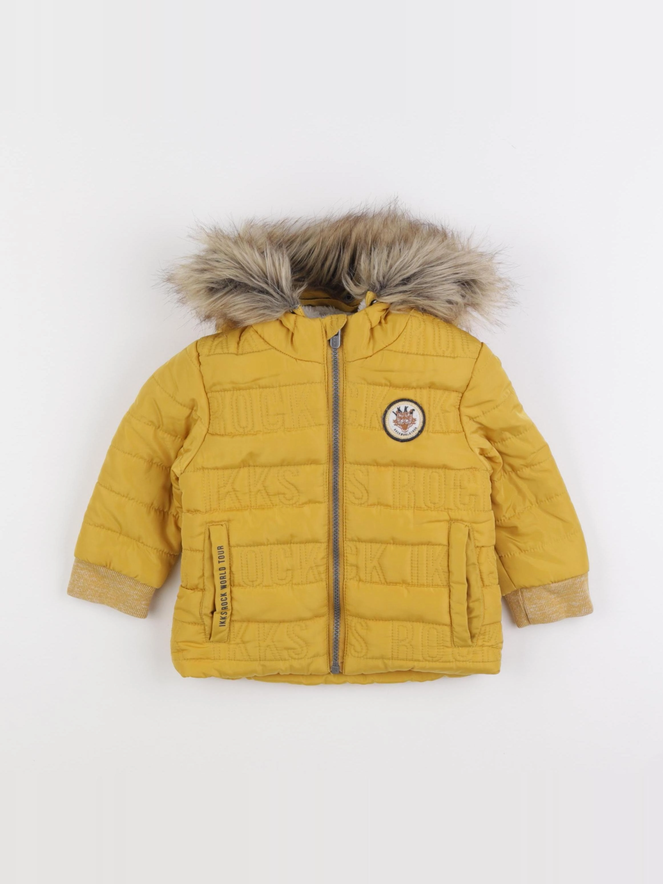 IKKS - doudoune jaune - 2 ans
