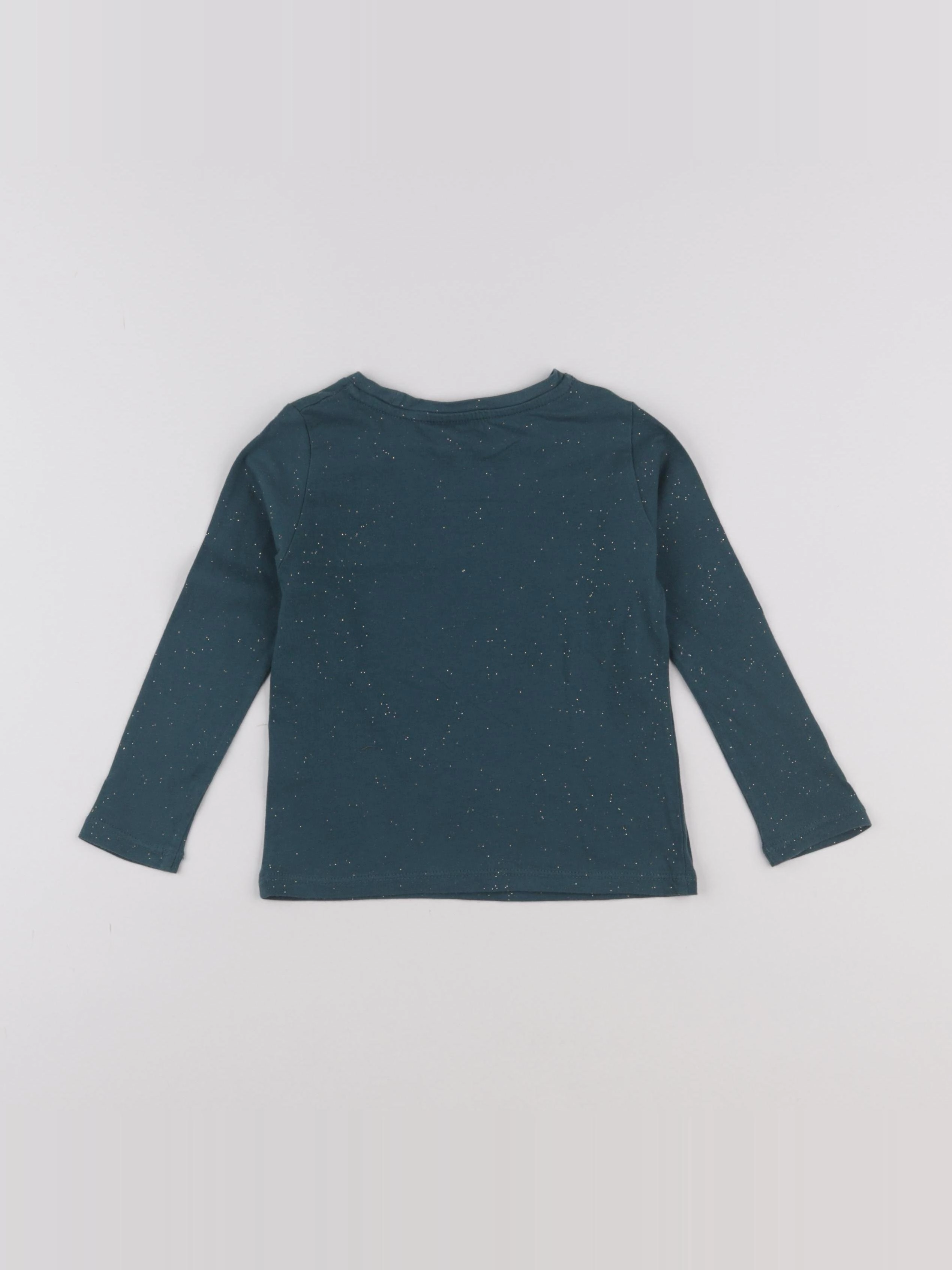 Monoprix - tee-shirt vert - 3 ans
