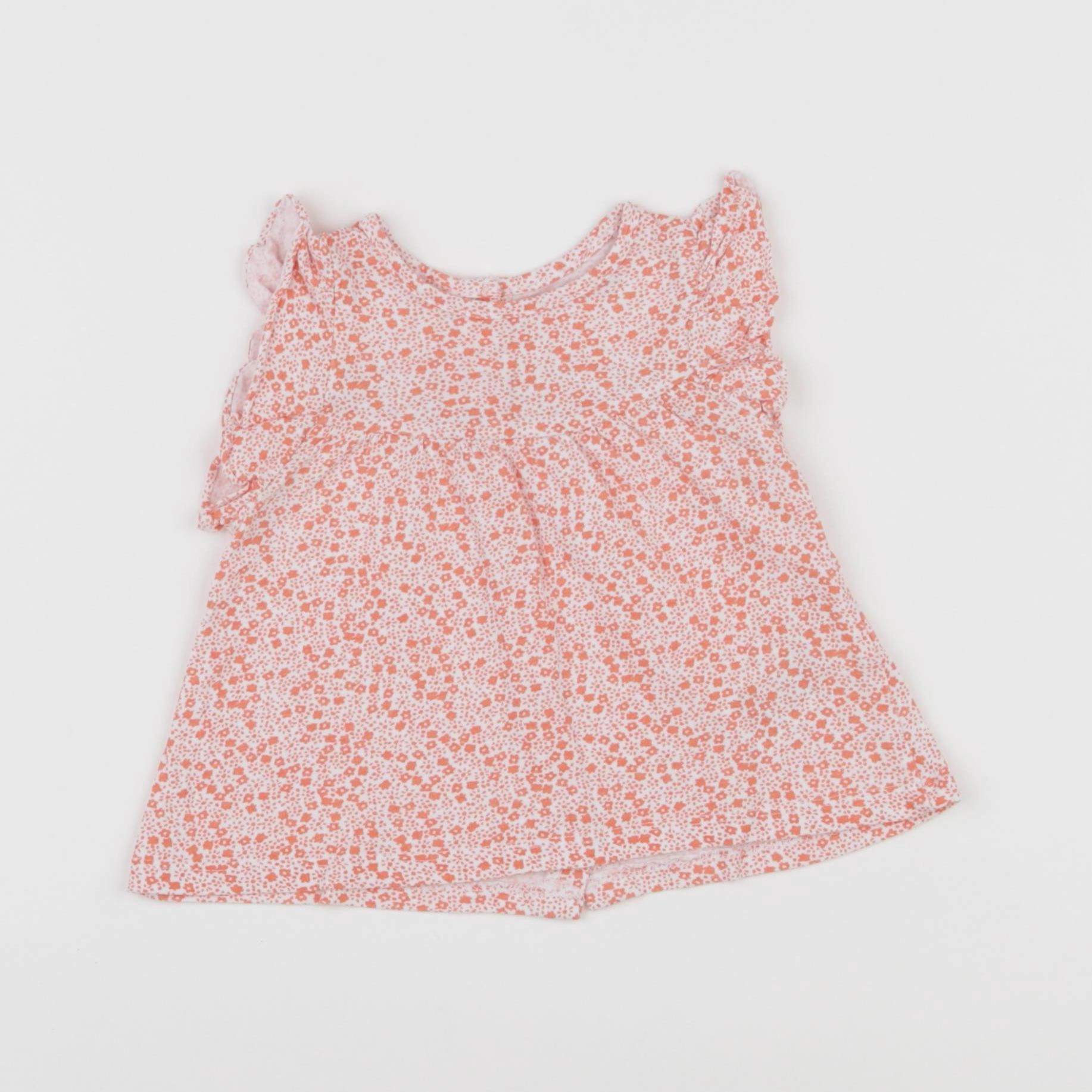 Vertbaudet - robe blanc, rouge - 9 mois