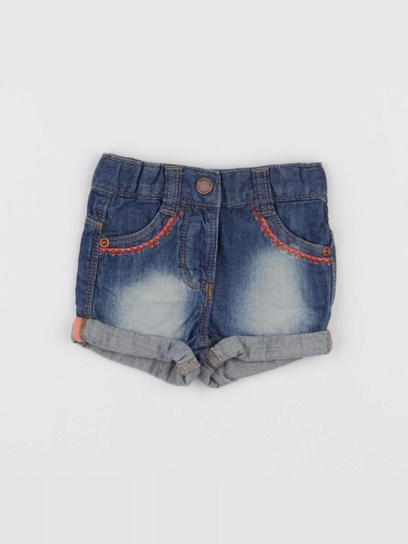 Vertbaudet - short bleu - 3 mois