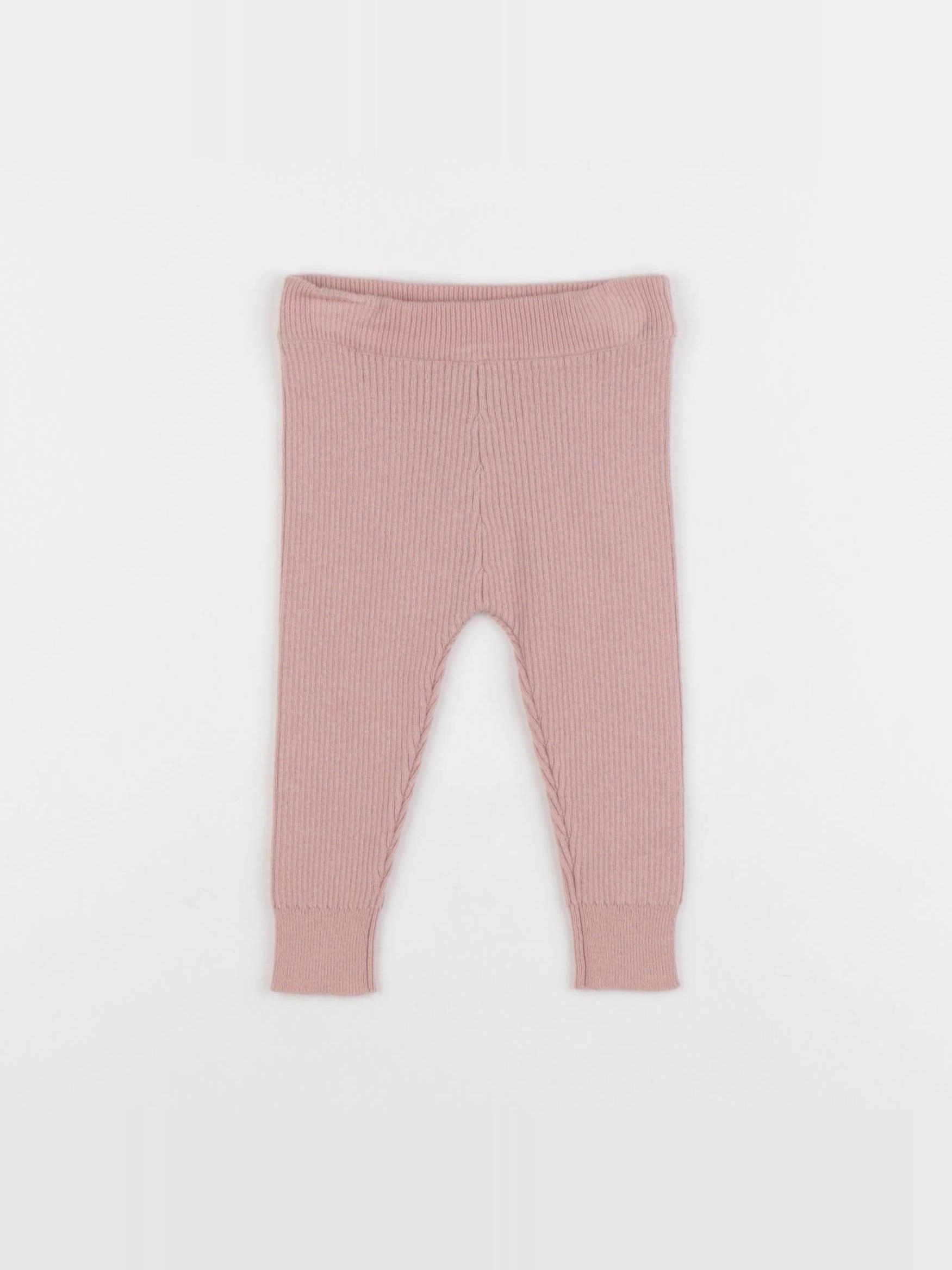 Bonton - legging rose - 3 mois