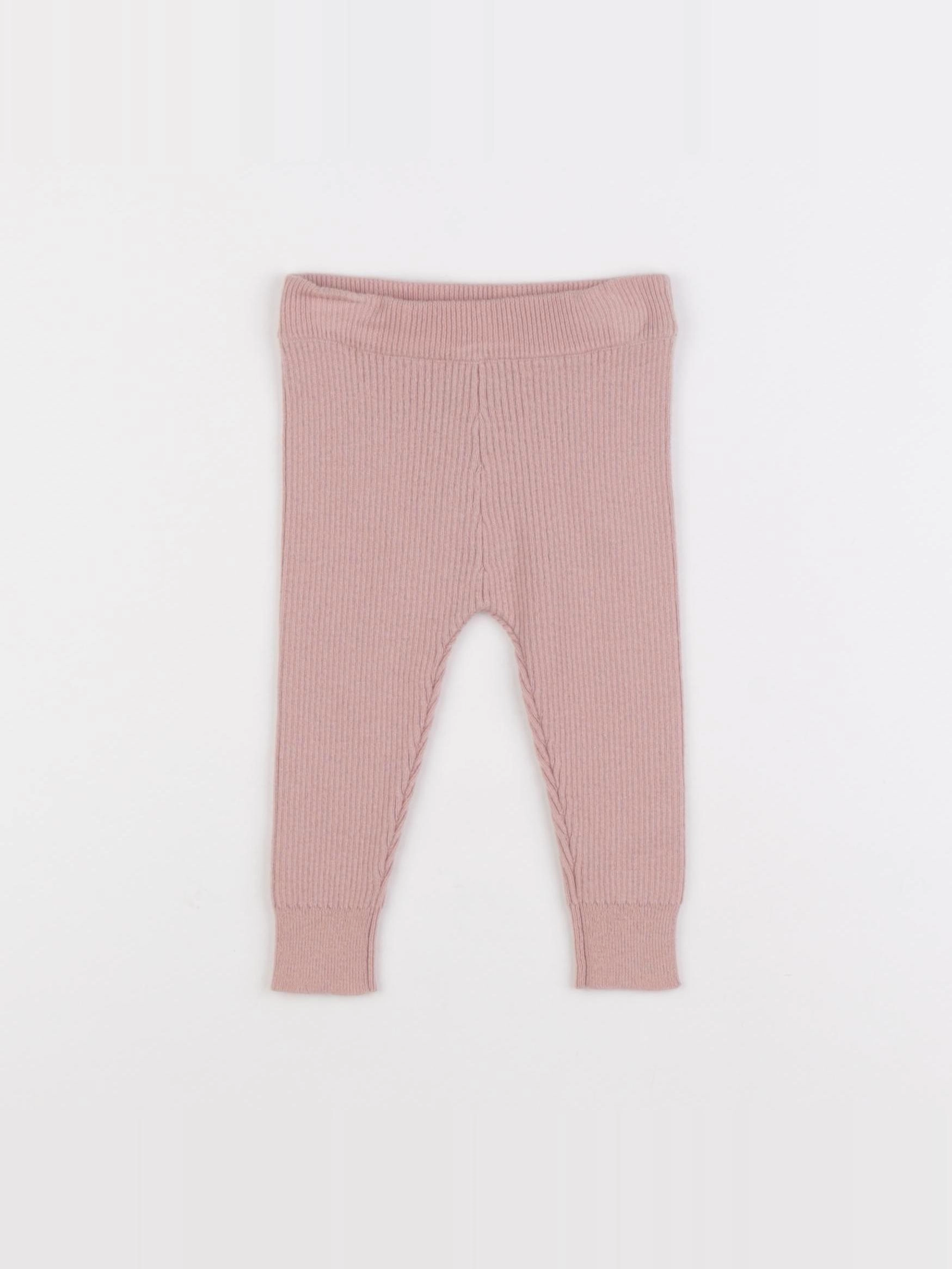 Bonton - legging rose - 3 mois