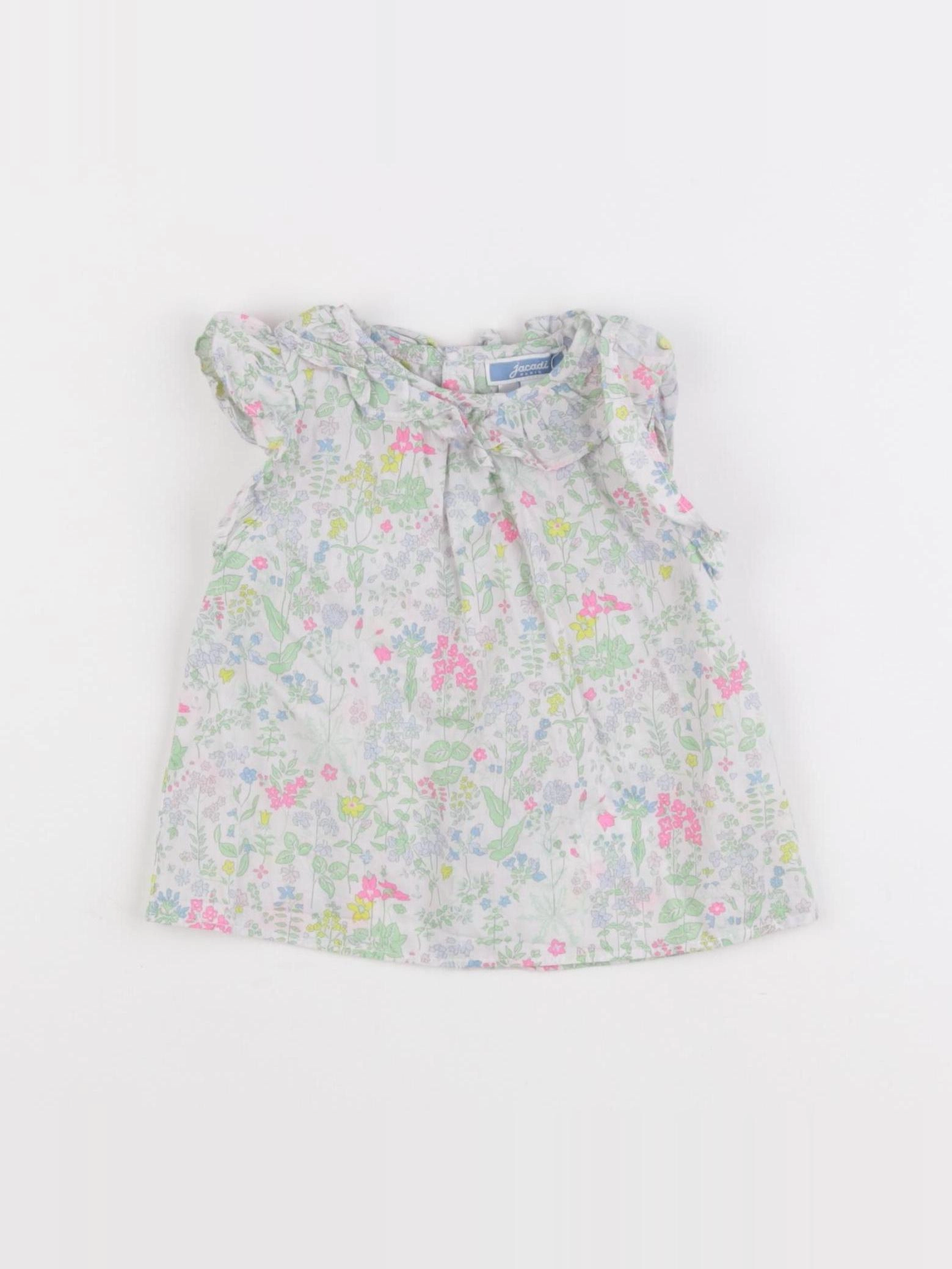 Jacadi - blouse liberty multicolore - 12 mois