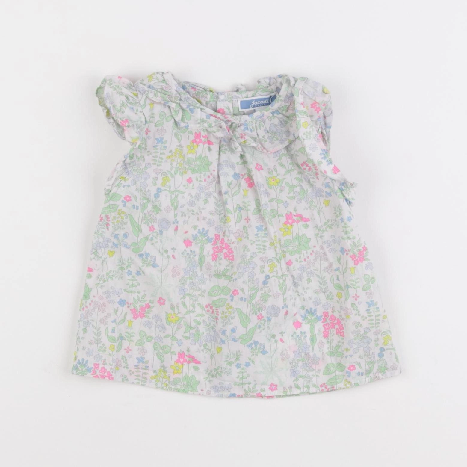 Jacadi - blouse liberty multicolore - 12 mois