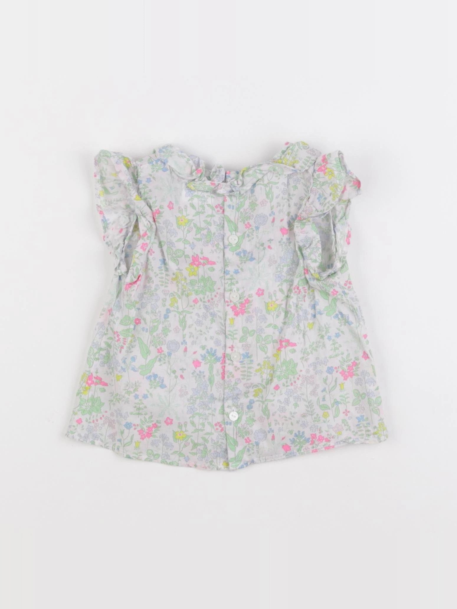 Jacadi - blouse liberty multicolore - 12 mois
