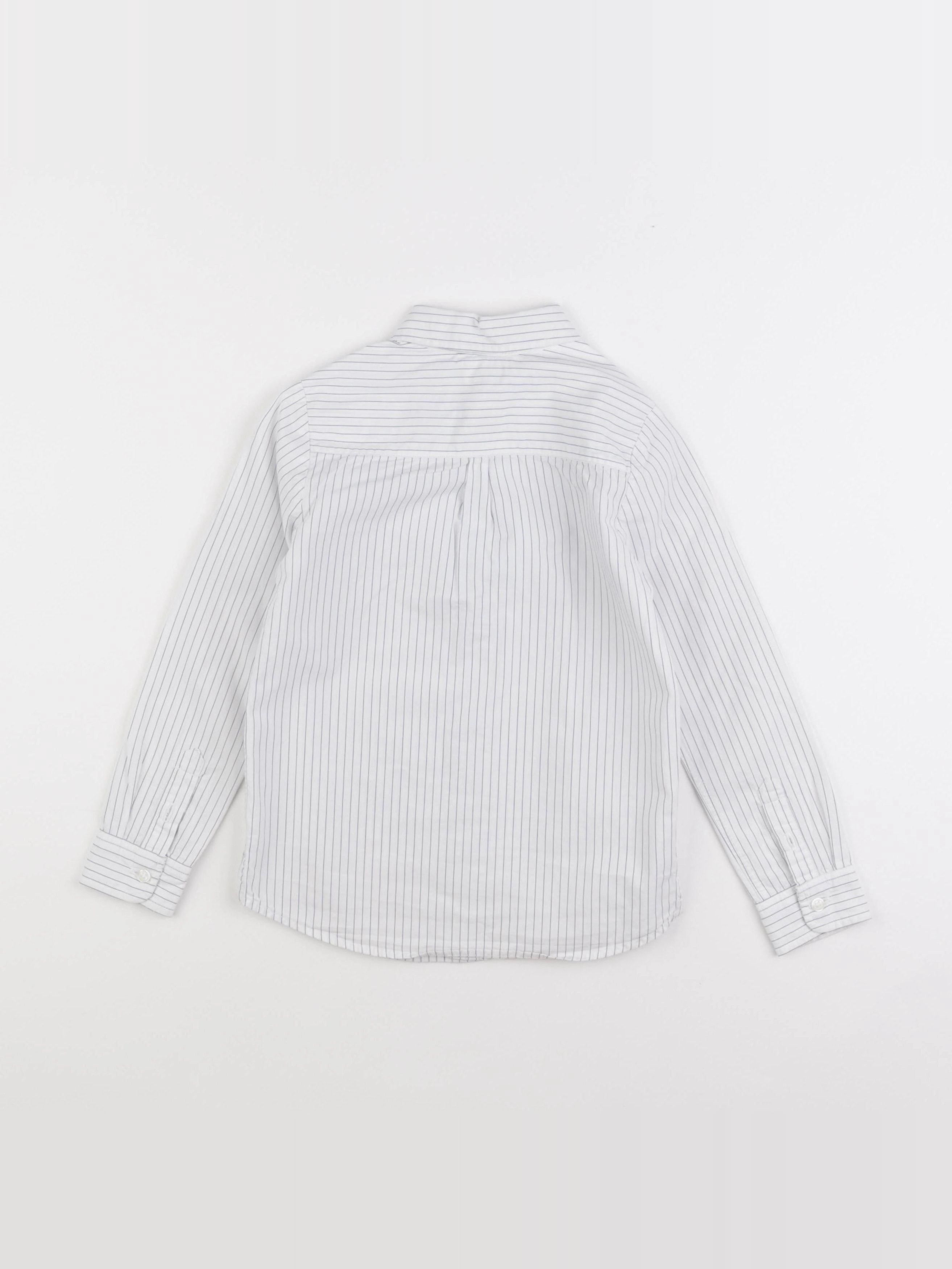 Jacadi - chemise blanc, bleu - 6 ans