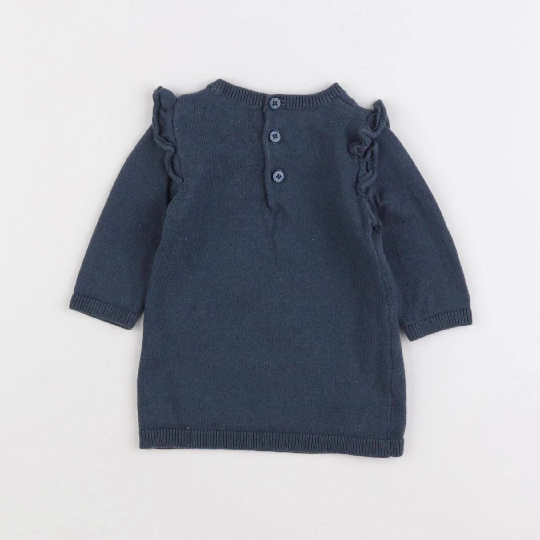 Vertbaudet - robe bleu - 3 mois