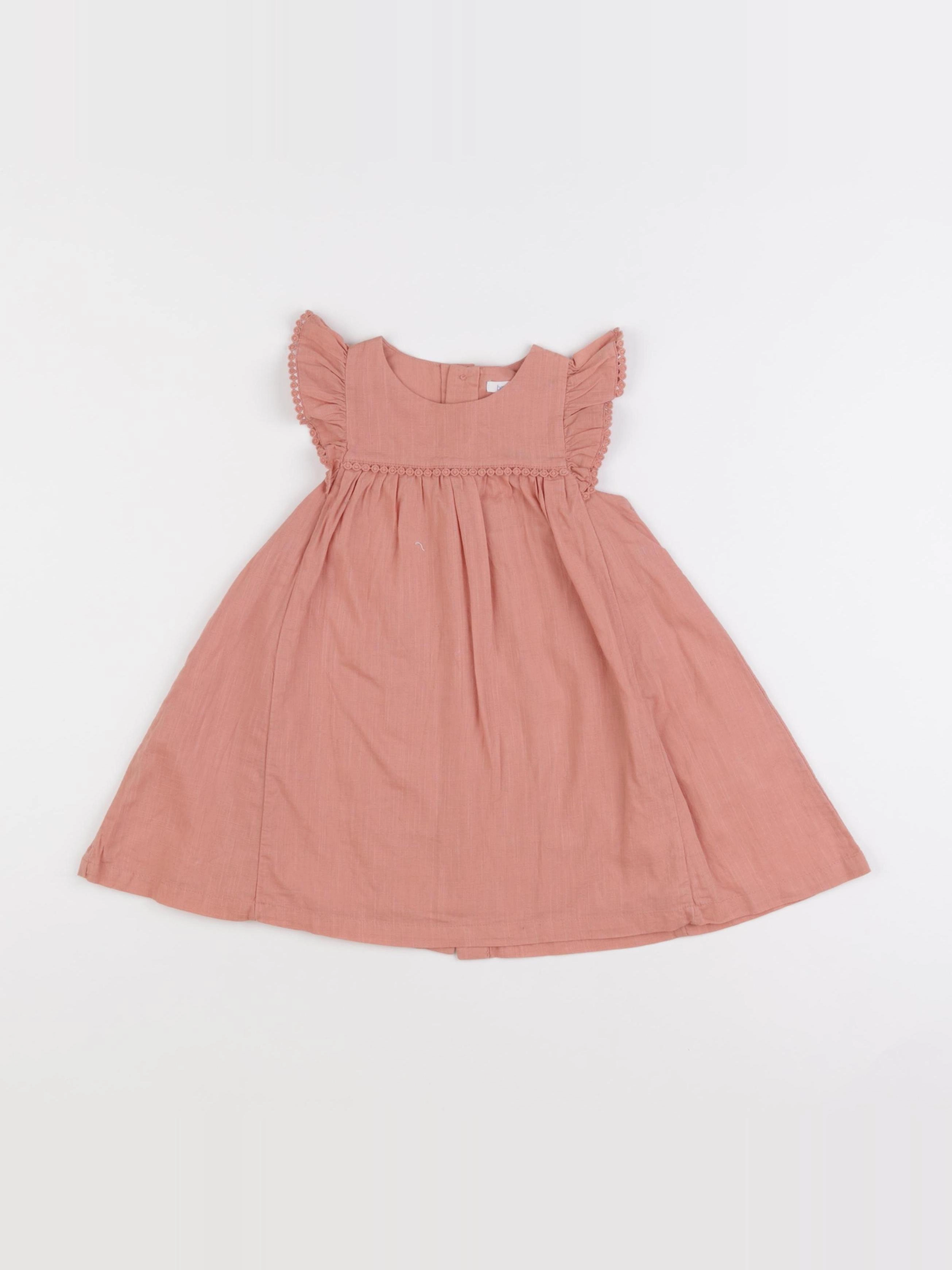 Boutchou - robe rose - 12 mois