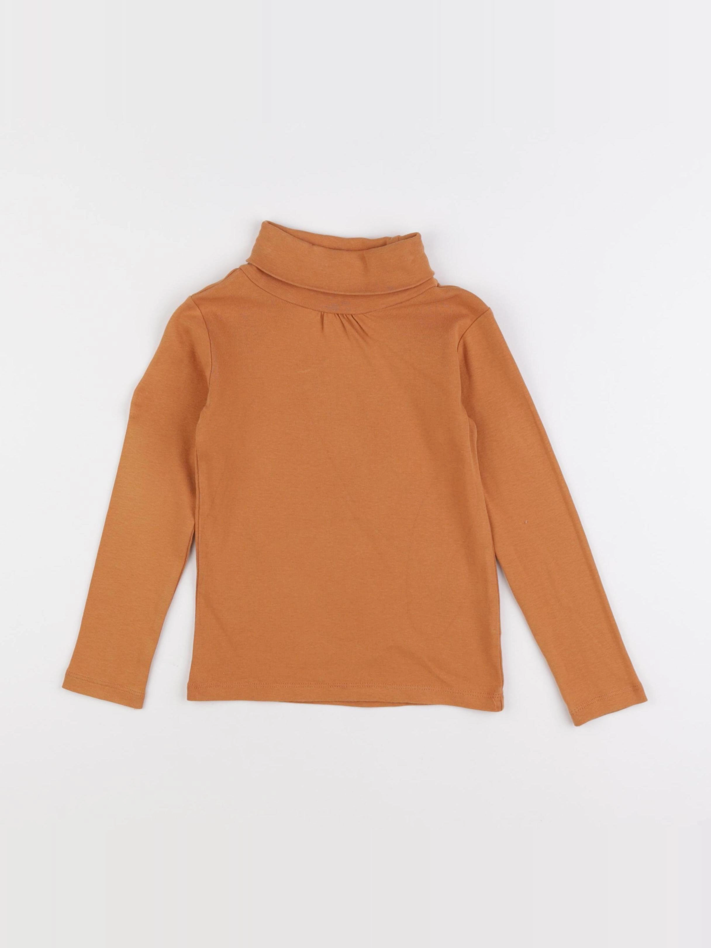 Vertbaudet - sous-pull marron - 6 ans