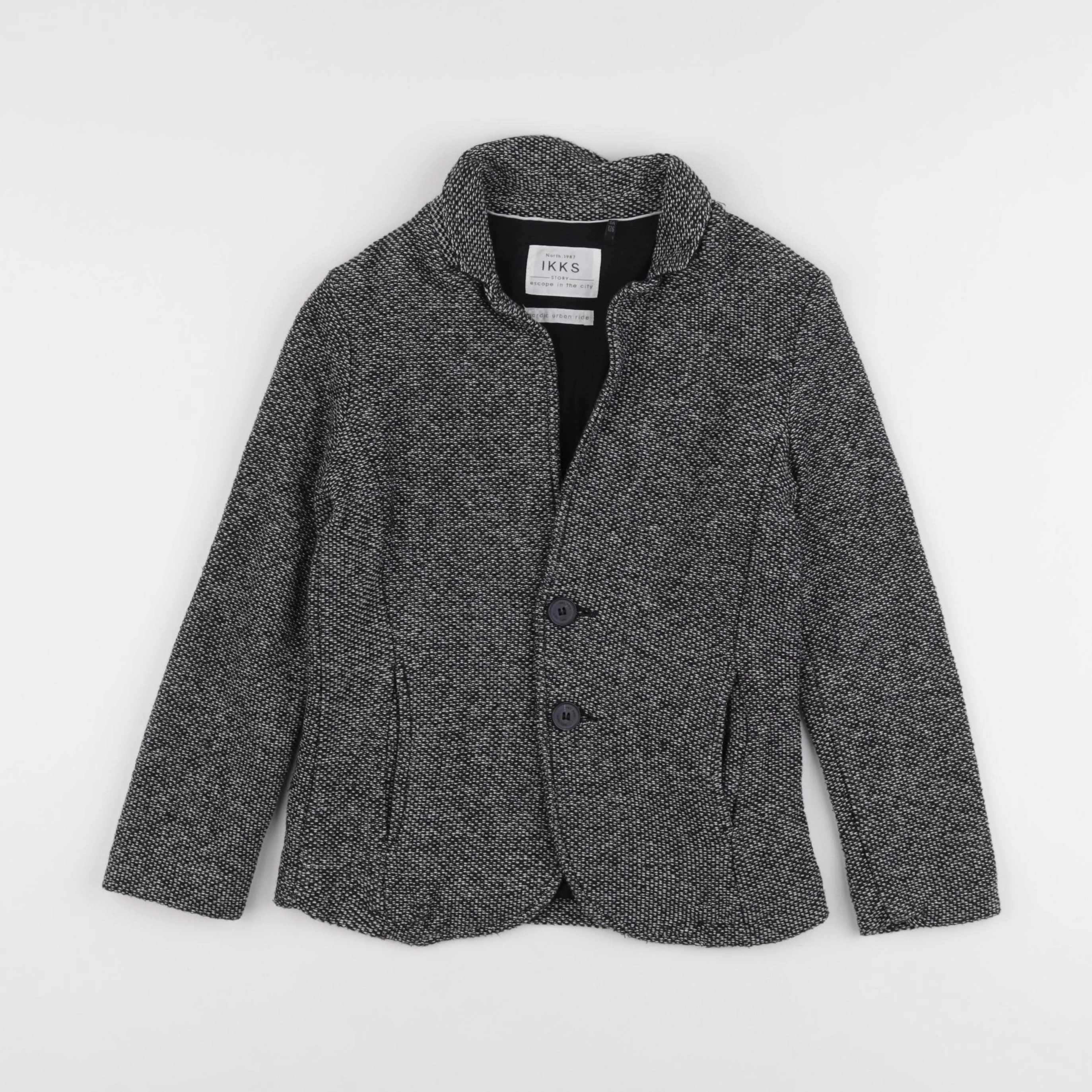 IKKS - veste gris - 8 ans